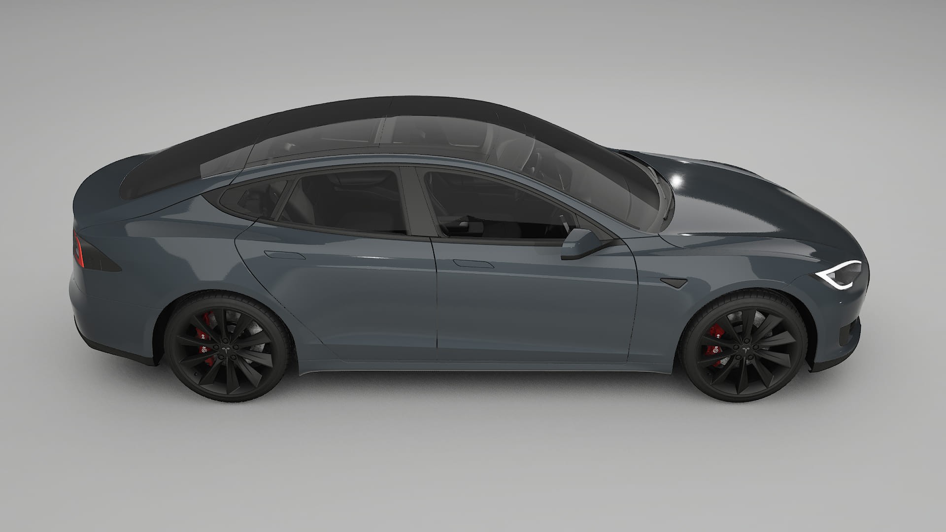 Tesla Model S TPU Lackskyddsfilm | GRANITE Färgskiftande PPF – Komplett Förskuret Kit