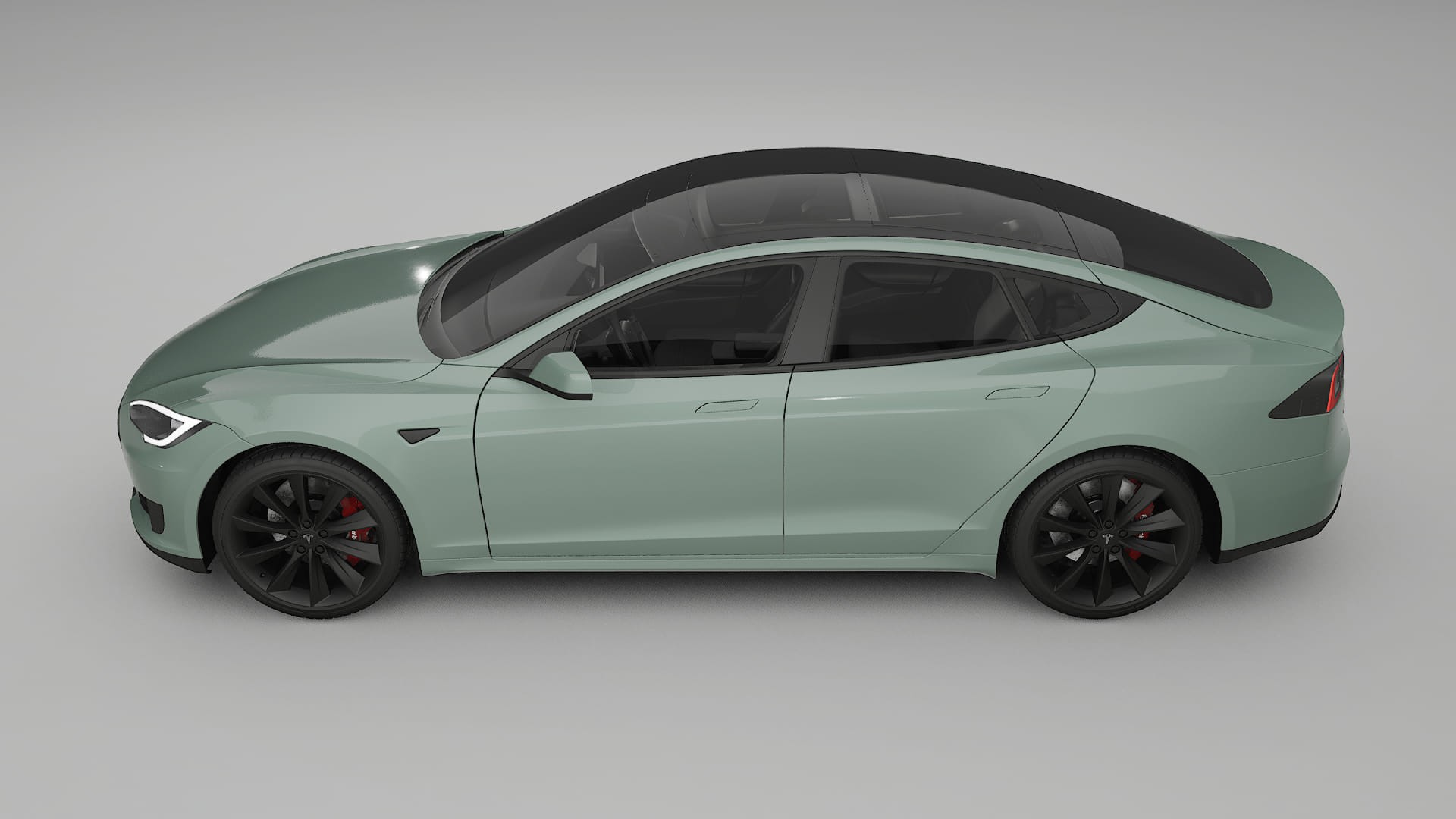 Tesla Model S TPU Lackskyddsfilm | CINDER Färgskiftande PPF – Komplett Förskuret Kit