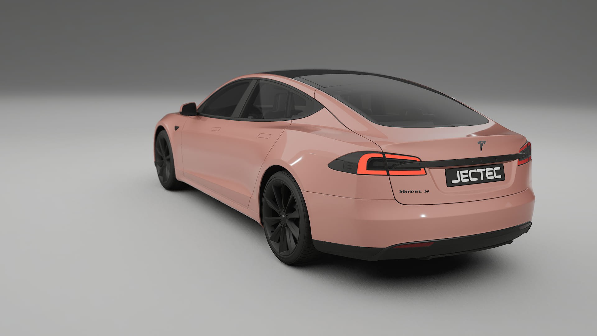 Tesla Model S TPU Lackskyddsfilm | BLUSH Färgskiftande PPF – Komplett Förskuret Kit