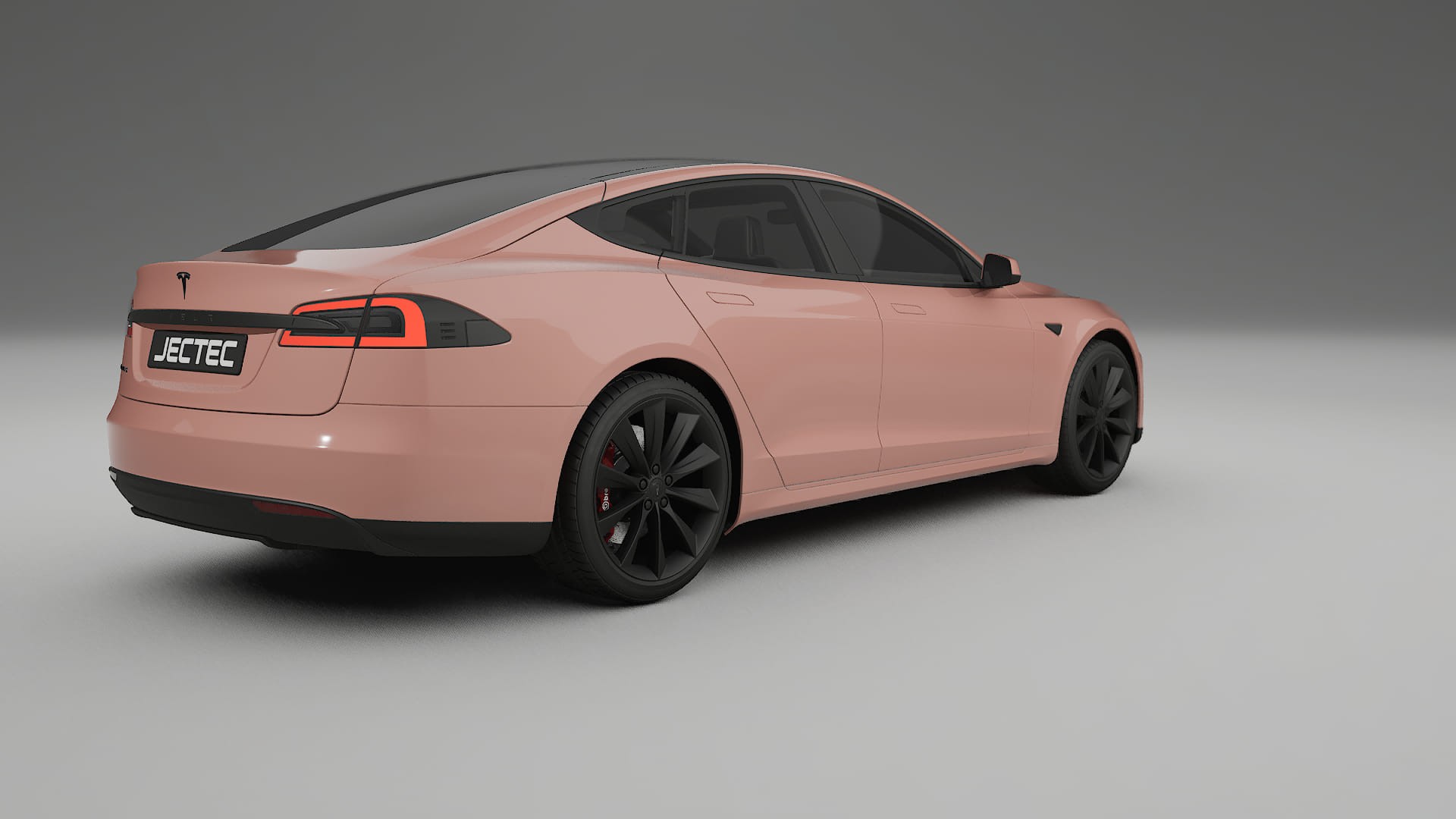 Tesla Model S TPU Lackskyddsfilm | BLUSH Färgskiftande PPF – Komplett Förskuret Kit