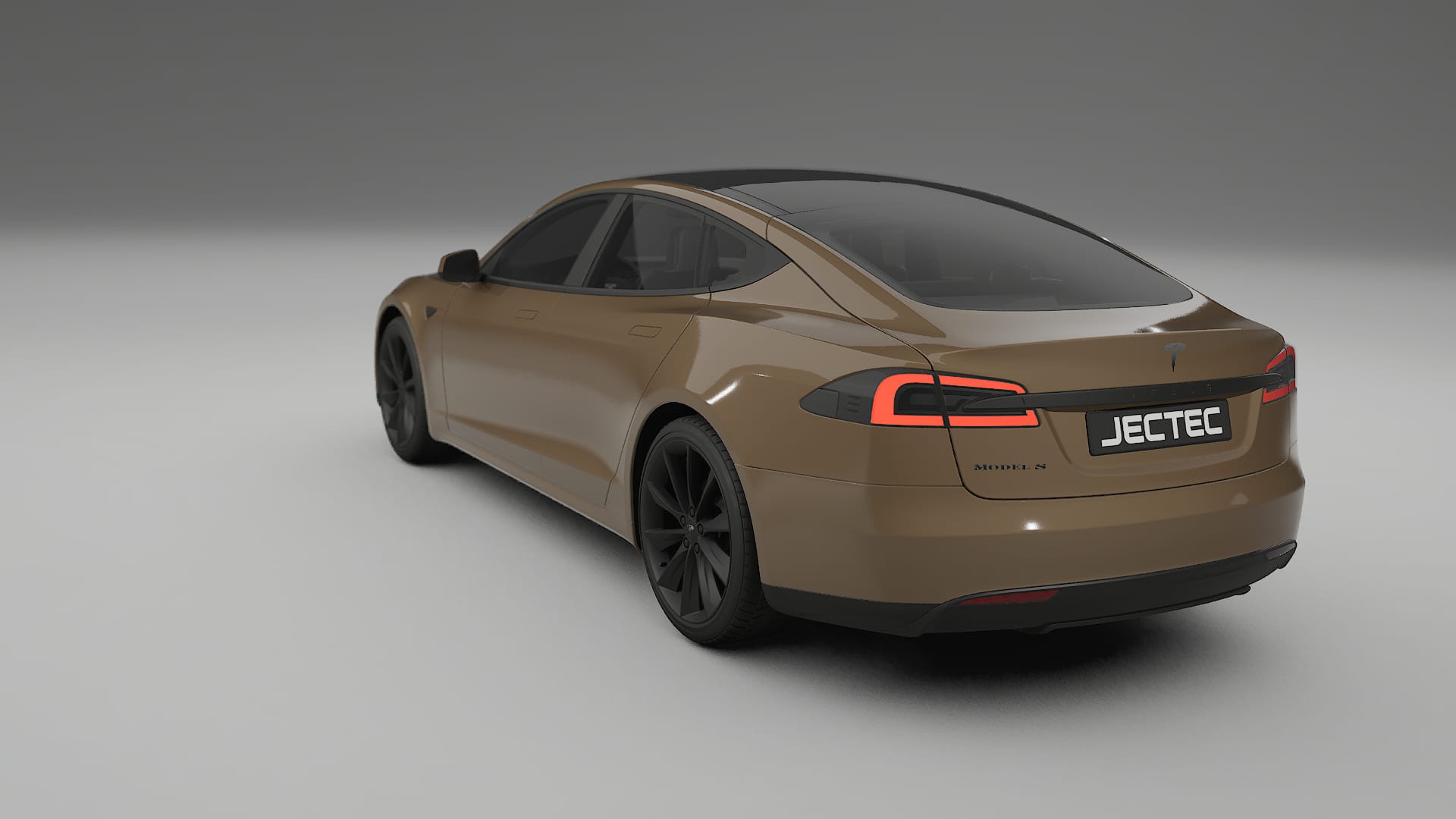Tesla Model S TPU Lackskyddsfilm | SAHARA Färgskiftande PPF – Komplett Förskuret Kit