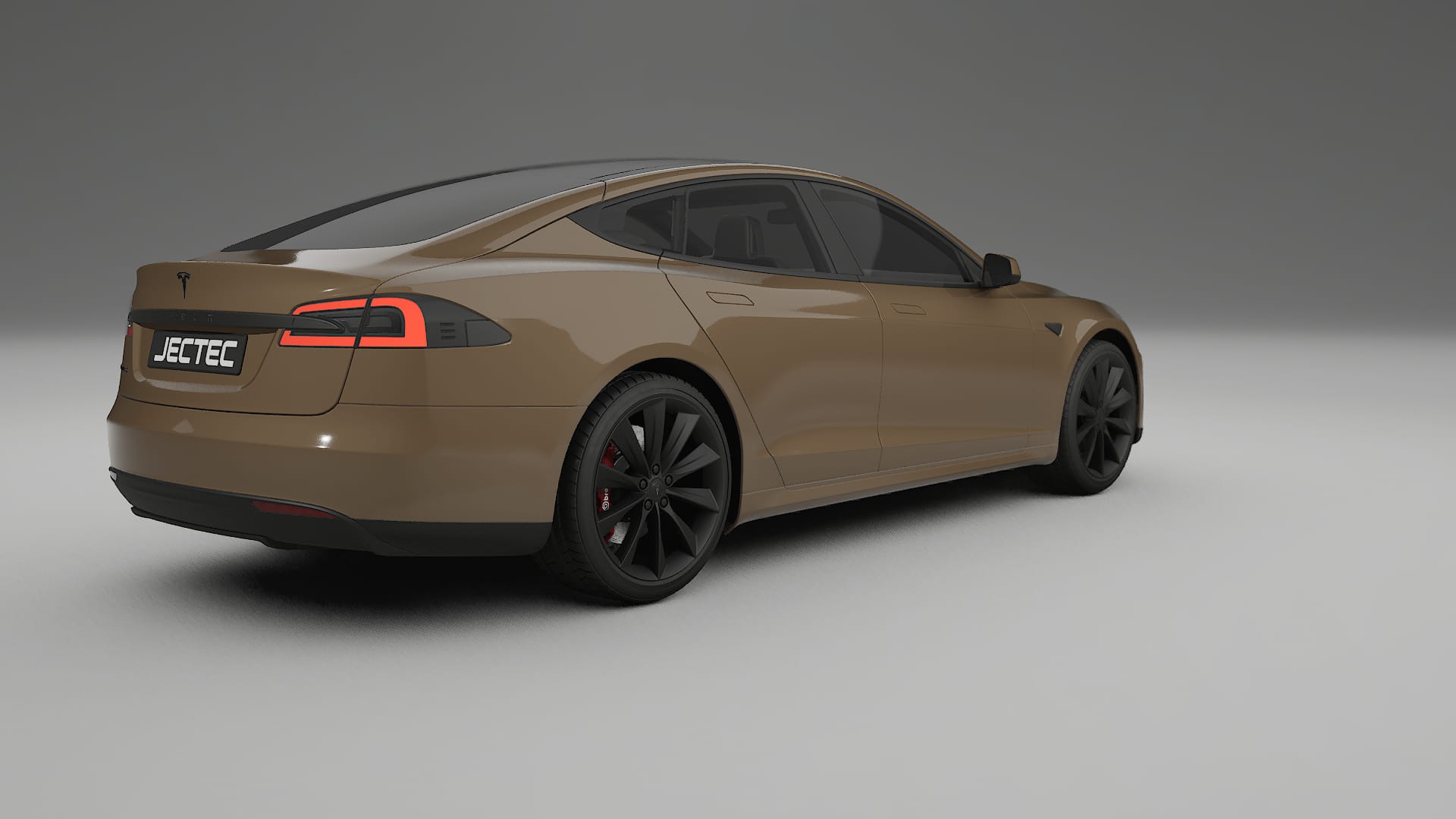 Tesla Model S TPU Lackskyddsfilm | SAHARA Färgskiftande PPF – Komplett Förskuret Kit