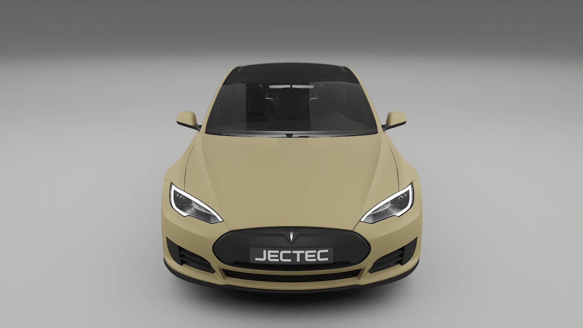 Tesla Model S TPU Lackskyddsfilm | SAND Färgskiftande PPF – Komplett Förskuret Kit