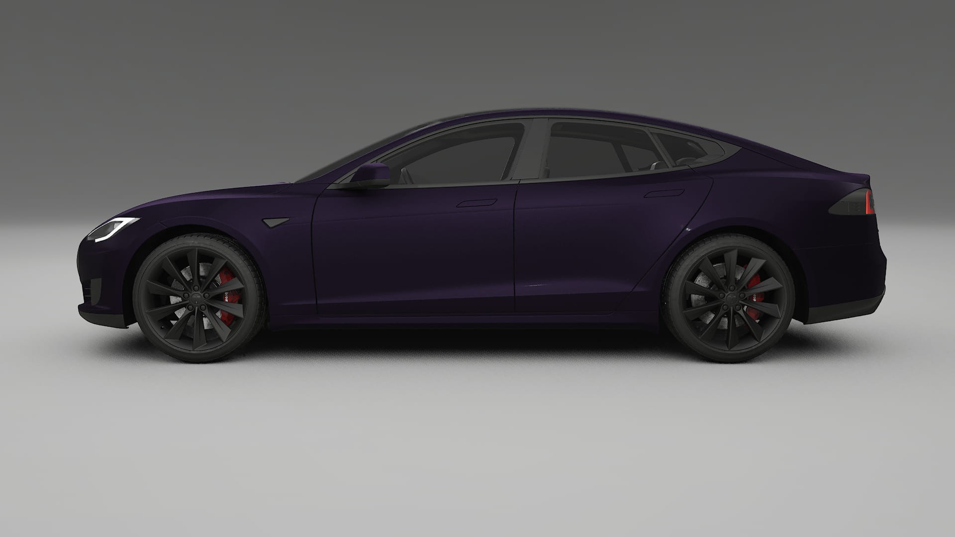 Tesla Model S TPU Lackskyddsfilm | VIOLET Färgskiftande PPF – Komplett Förskuret Kit