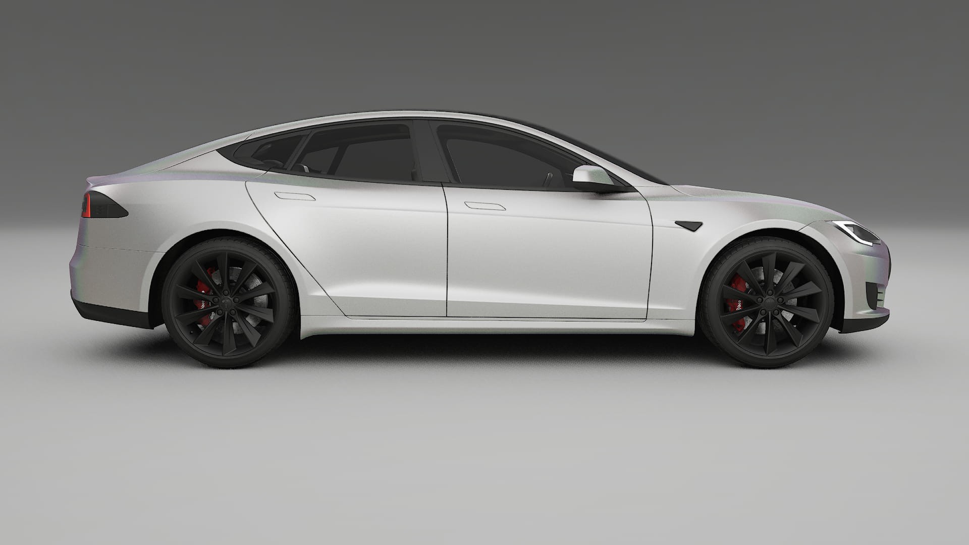 Tesla Model S TPU Lackskyddsfilm | NEBULA Färgskiftande PPF – Komplett Förskuret Kit