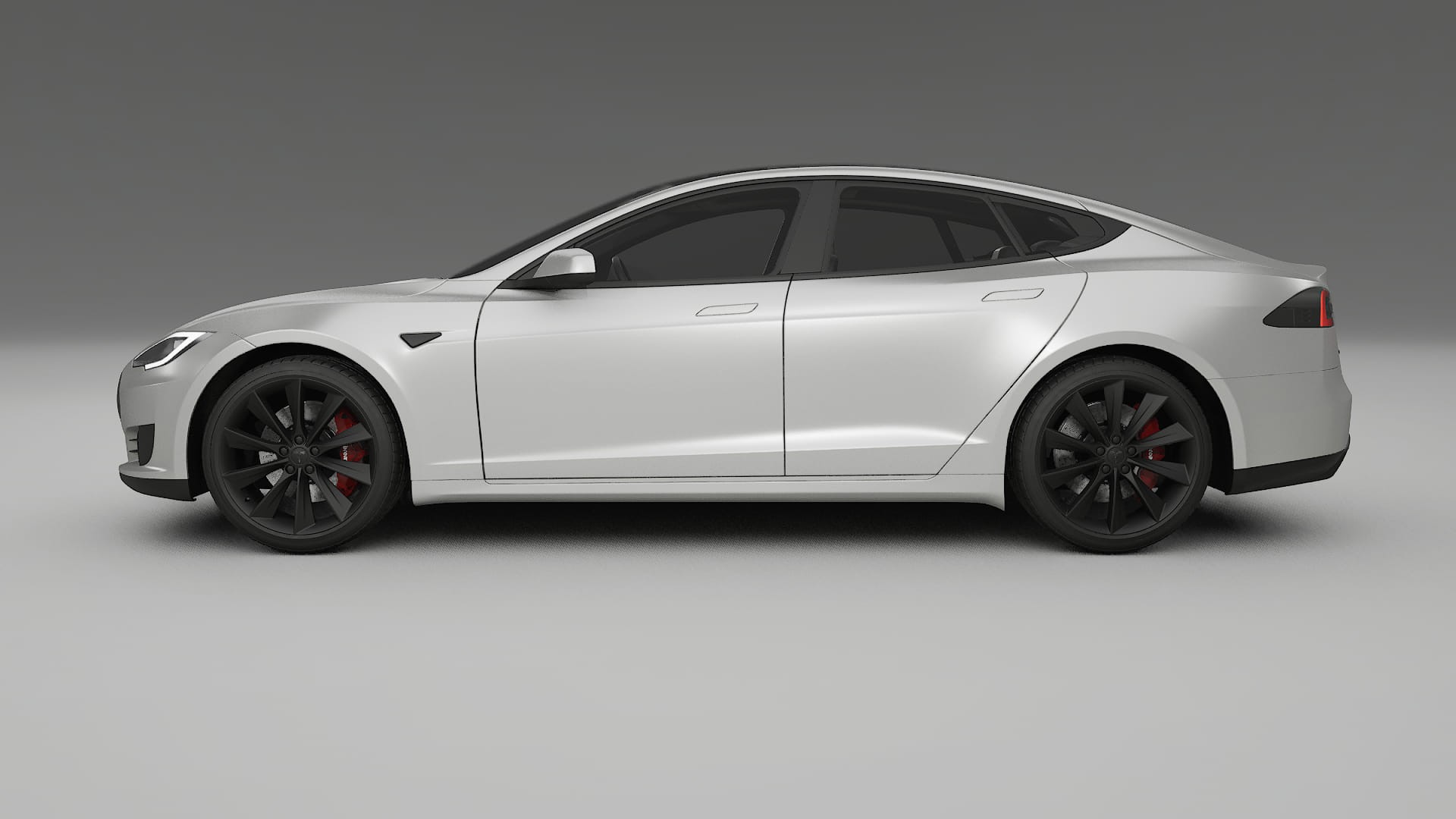 Tesla Model S TPU Lackskyddsfilm | OPAL Färgskiftande PPF – Komplett Förskuret Kit