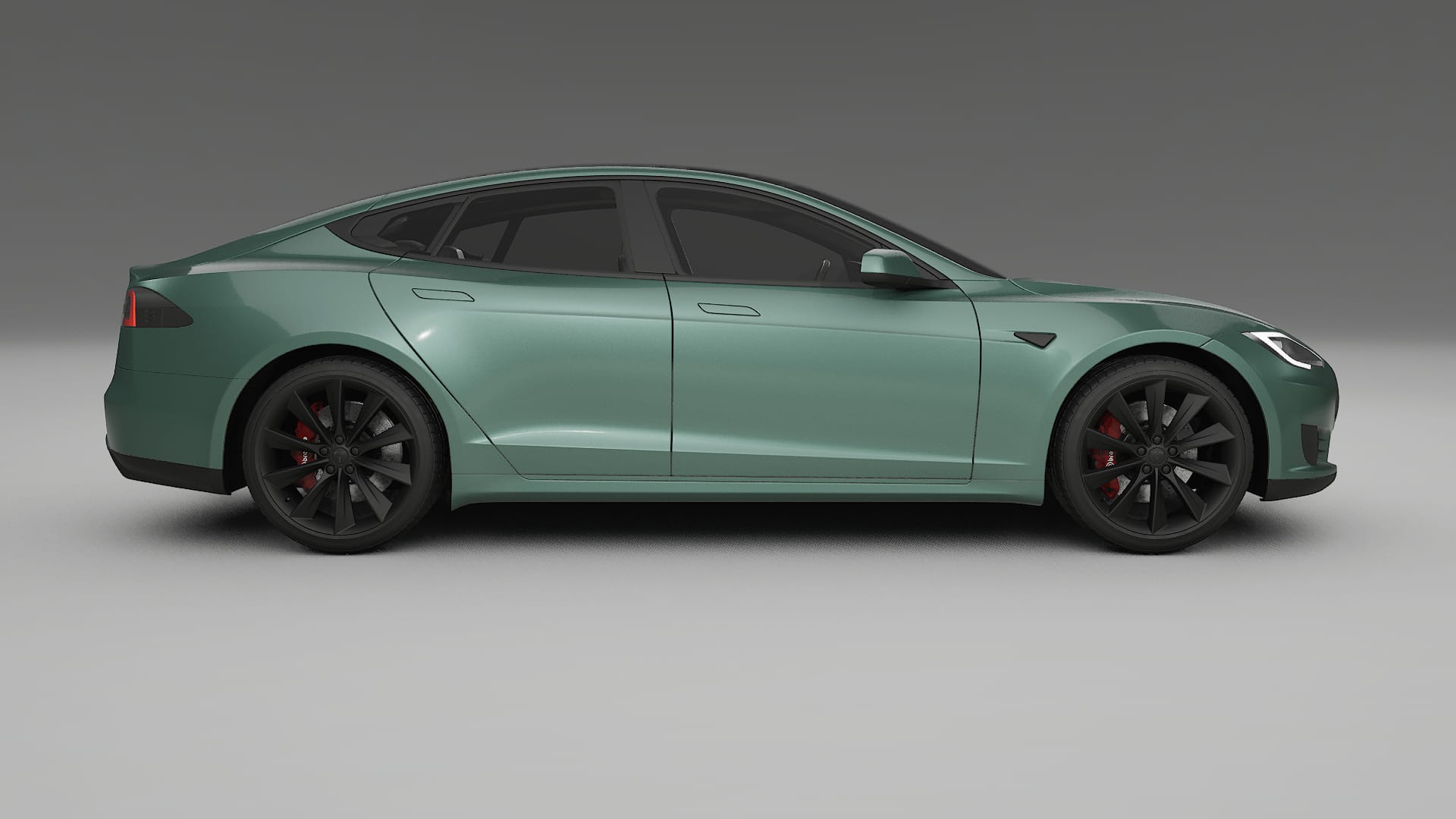 Tesla Model S TPU Lackskyddsfilm | EVERGREEN Färgskiftande PPF – Komplett Förskuret Kit