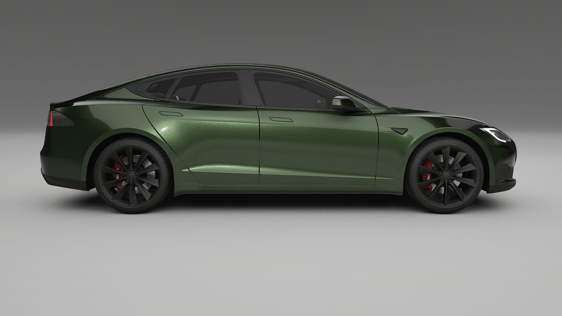 Tesla Model S TPU Lackskyddsfilm | LAGOON Färgskiftande PPF – Komplett Förskuret Kit