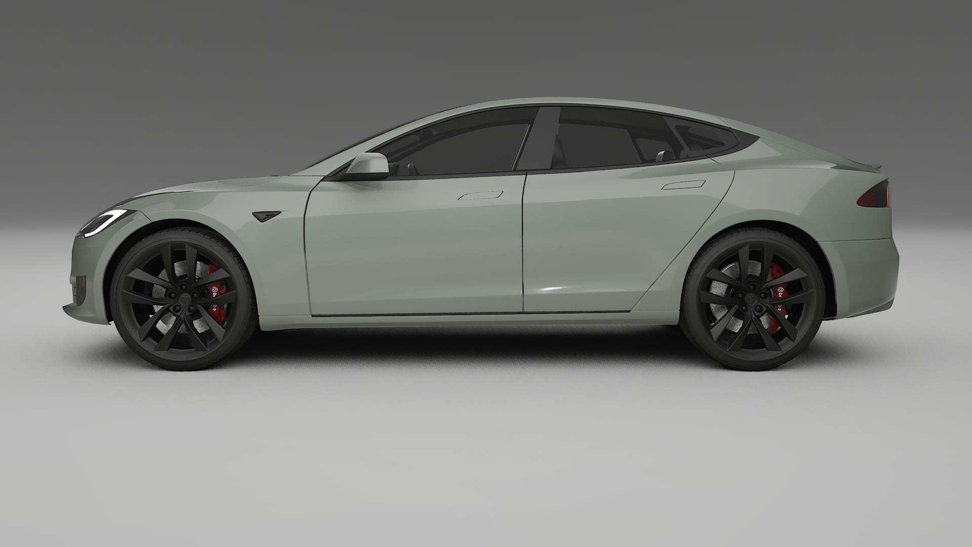 Tesla Model S Refresh TPU Lackskyddsfilm | SLATE Färgskiftande PPF – Komplett Förskuret Kit