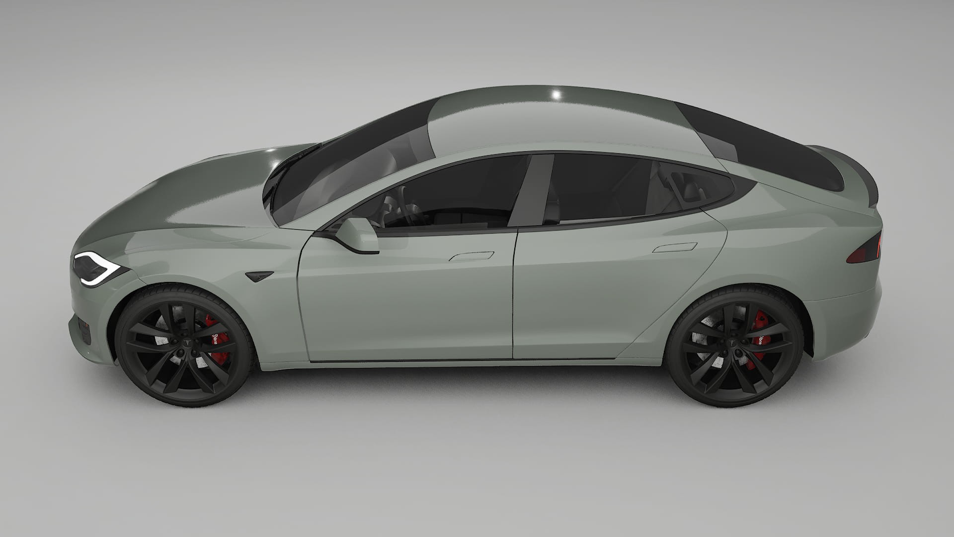 Tesla Model S Refresh TPU Lackskyddsfilm | SLATE Färgskiftande PPF – Komplett Förskuret Kit