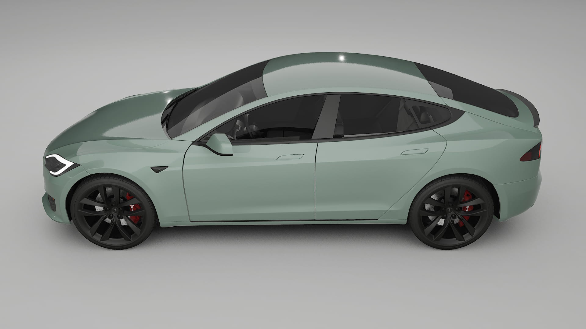 Tesla Model S Refresh TPU Lackskyddsfilm | CINDER Färgskiftande PPF – Komplett Förskuret Kit