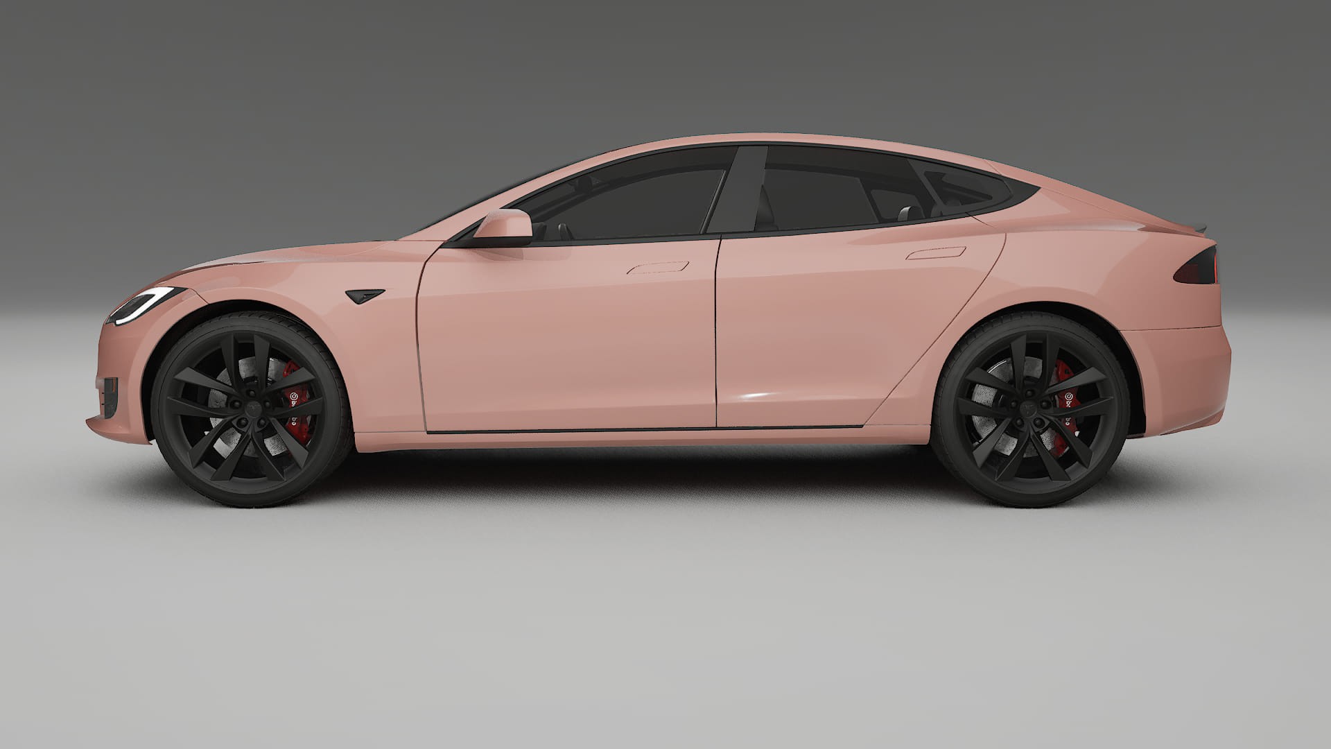 Tesla Model S Refresh TPU Lackskyddsfilm | BLUSH Färgskiftande PPF – Komplett Förskuret Kit
