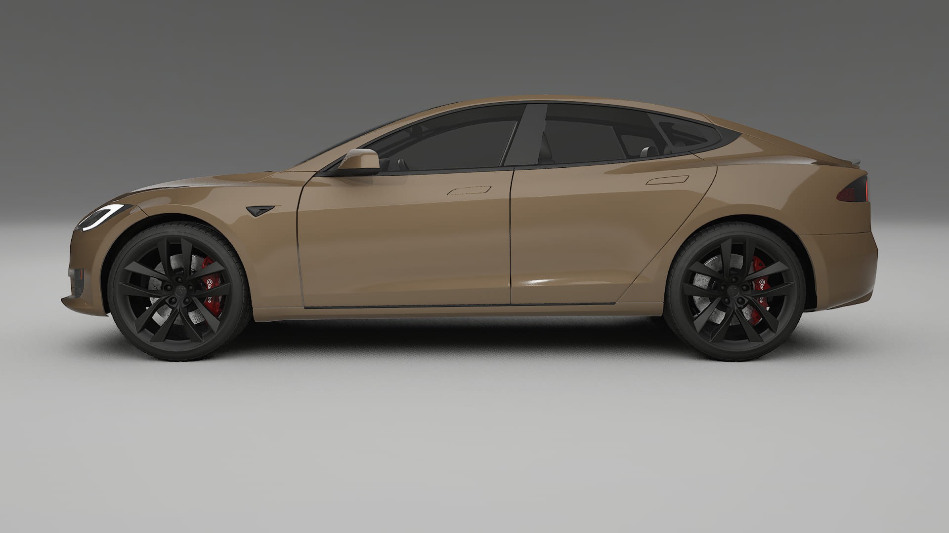 Tesla Model S Refresh TPU Lackskyddsfilm | SAHARA Färgskiftande PPF – Komplett Förskuret Kit