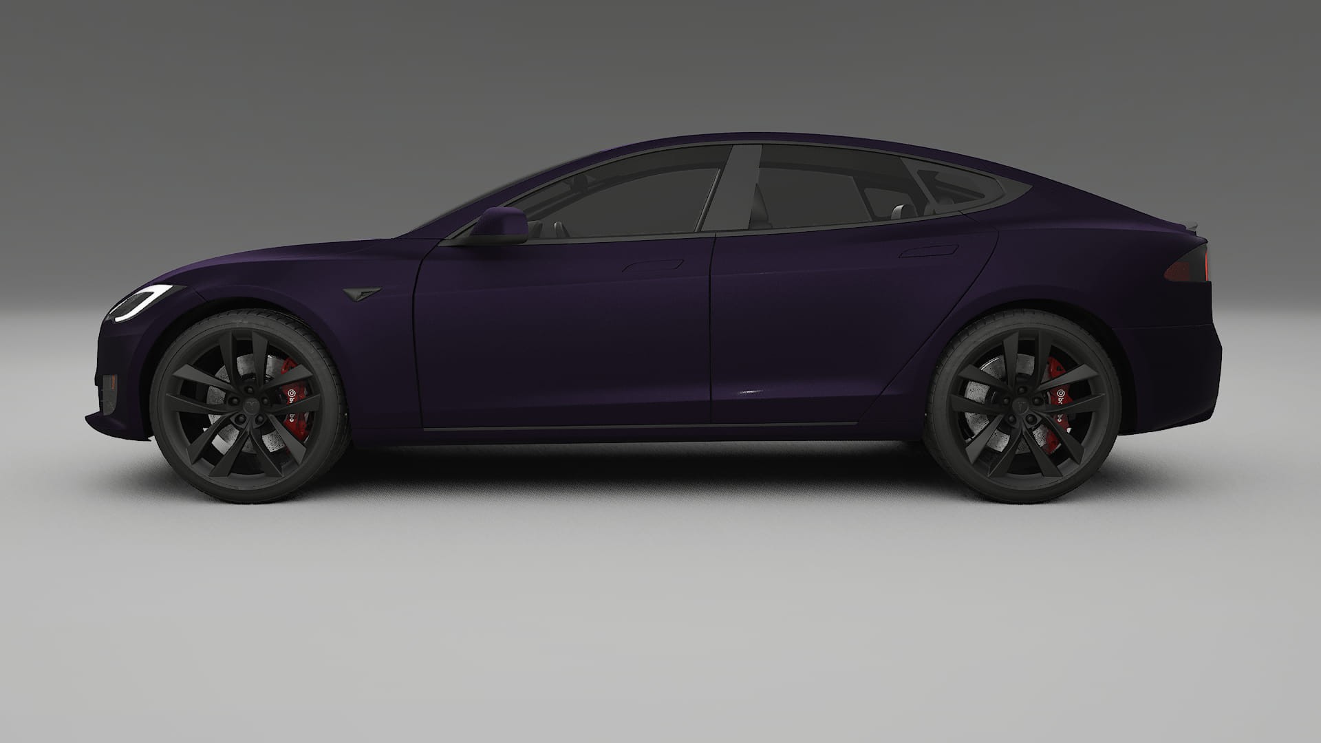 Tesla Model S Refresh TPU Lackskyddsfilm | VIOLET Färgskiftande PPF – Komplett Förskuret Kit