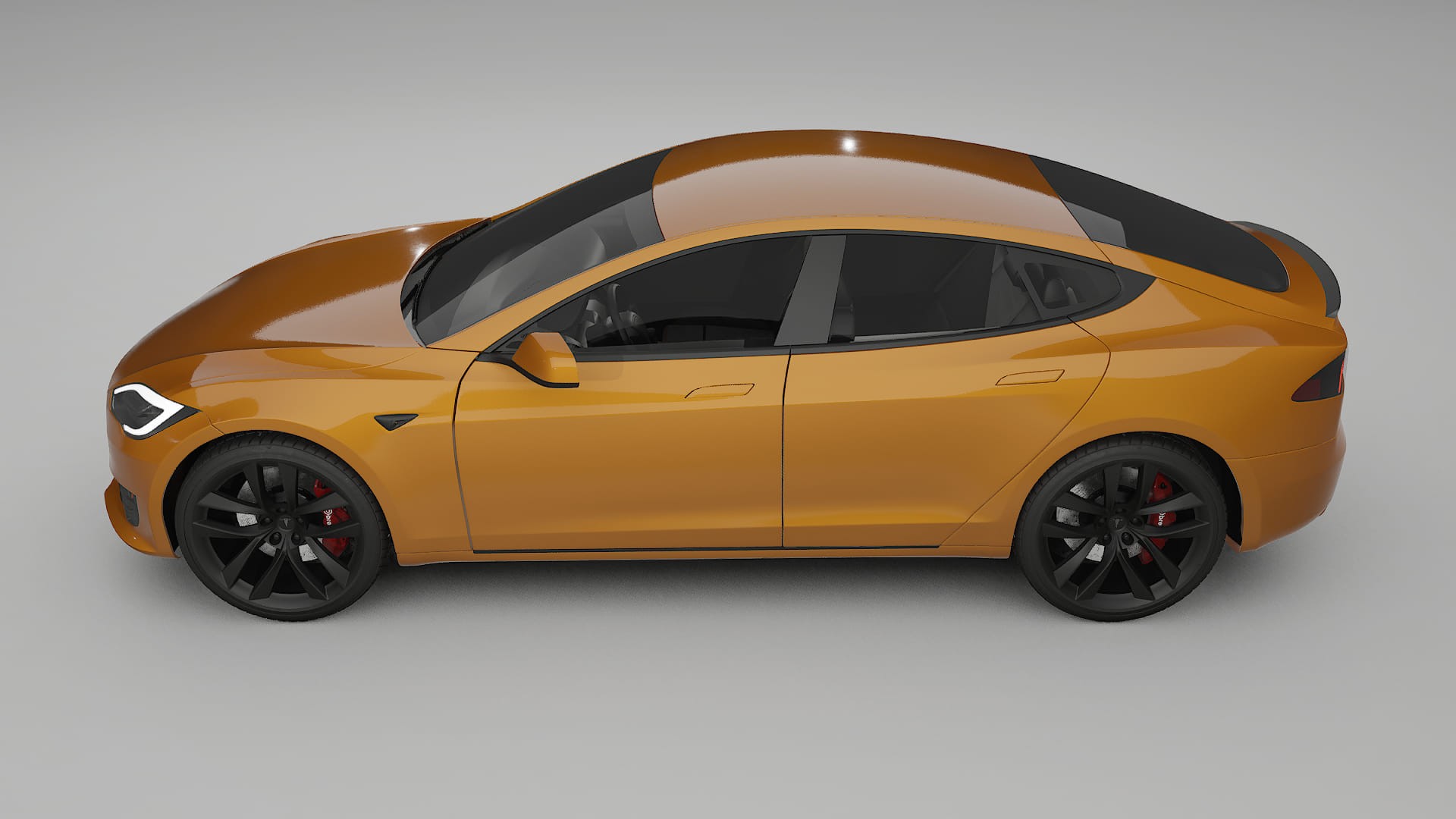 Tesla Model S Refresh TPU Lackskyddsfilm | DAISY Färgskiftande PPF – Komplett Förskuret Kit