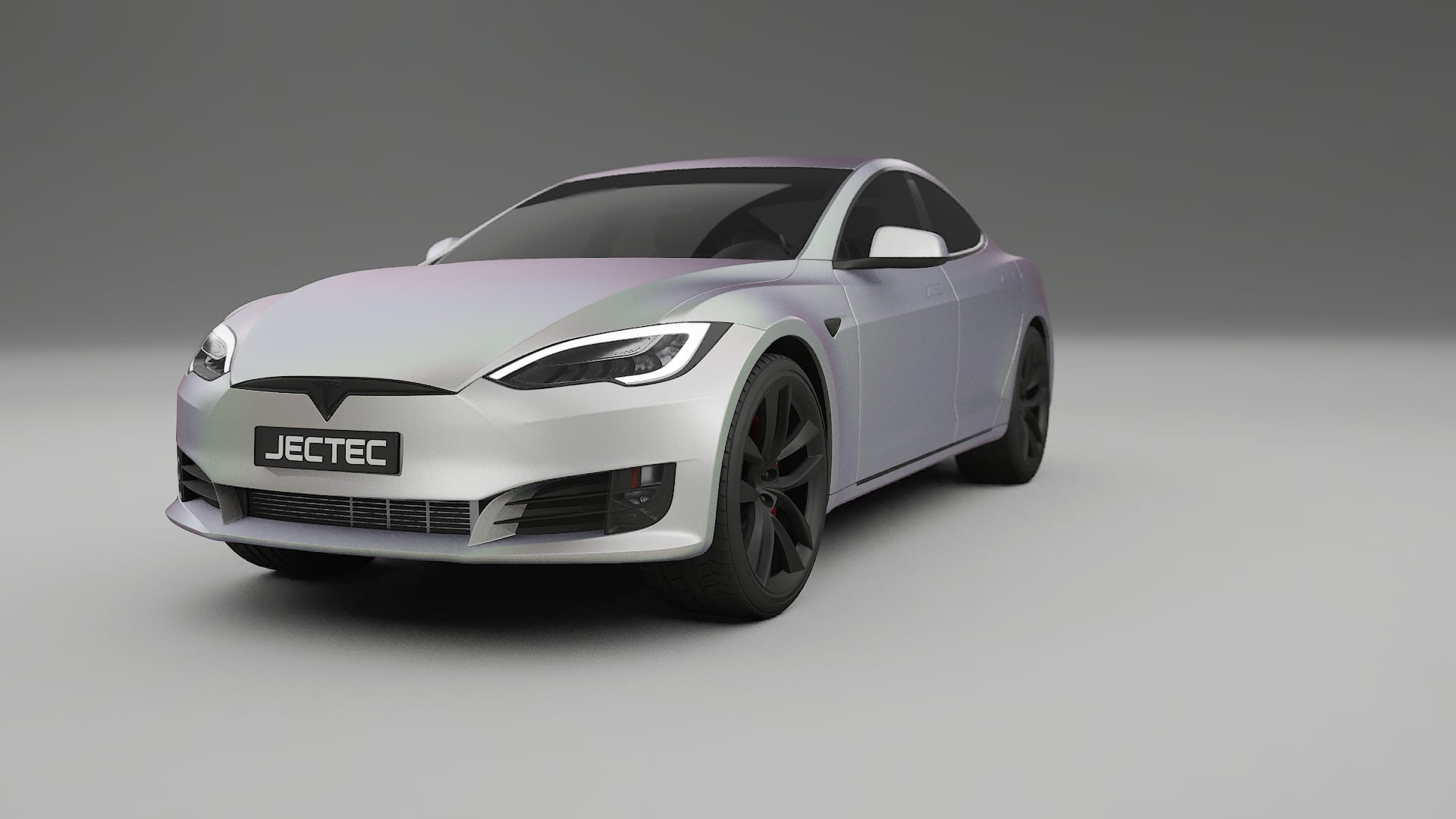 Tesla Model S Refresh TPU Lackskyddsfilm | NEBULA Färgskiftande PPF – Komplett Förskuret Kit