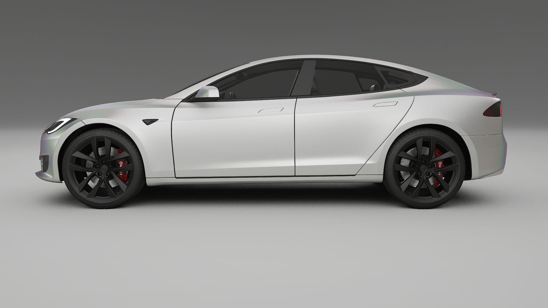 Tesla Model S Refresh TPU Lackskyddsfilm | NEBULA Färgskiftande PPF – Komplett Förskuret Kit