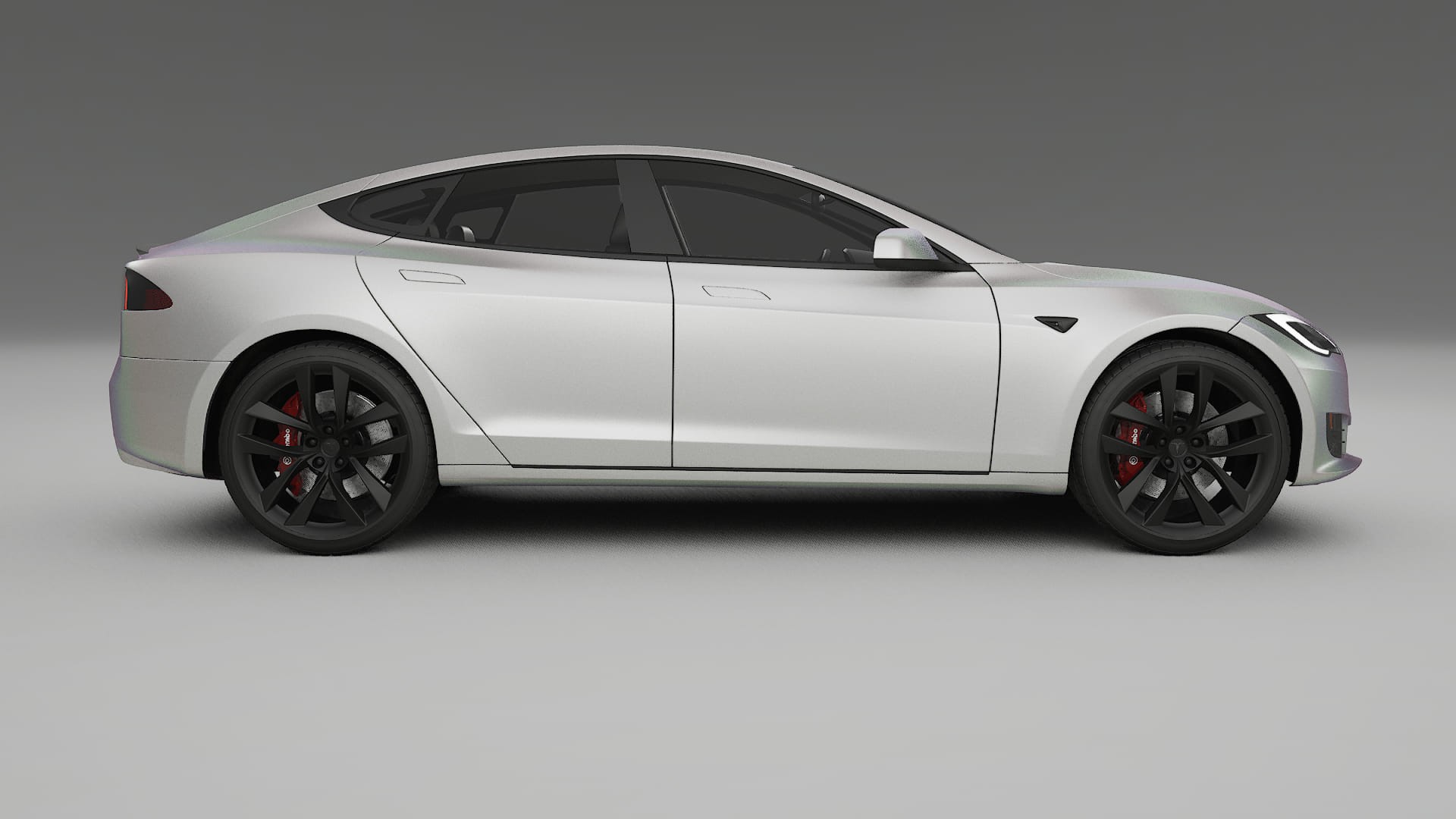 Tesla Model S Refresh TPU Lackskyddsfilm | NEBULA Färgskiftande PPF – Komplett Förskuret Kit