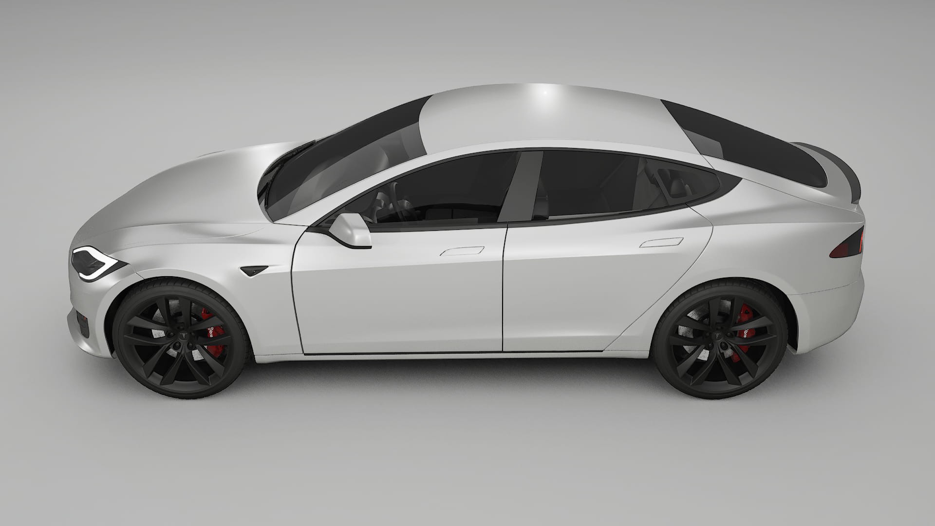 Tesla Model S Refresh TPU Lackskyddsfilm | OPAL Färgskiftande PPF – Komplett Förskuret Kit