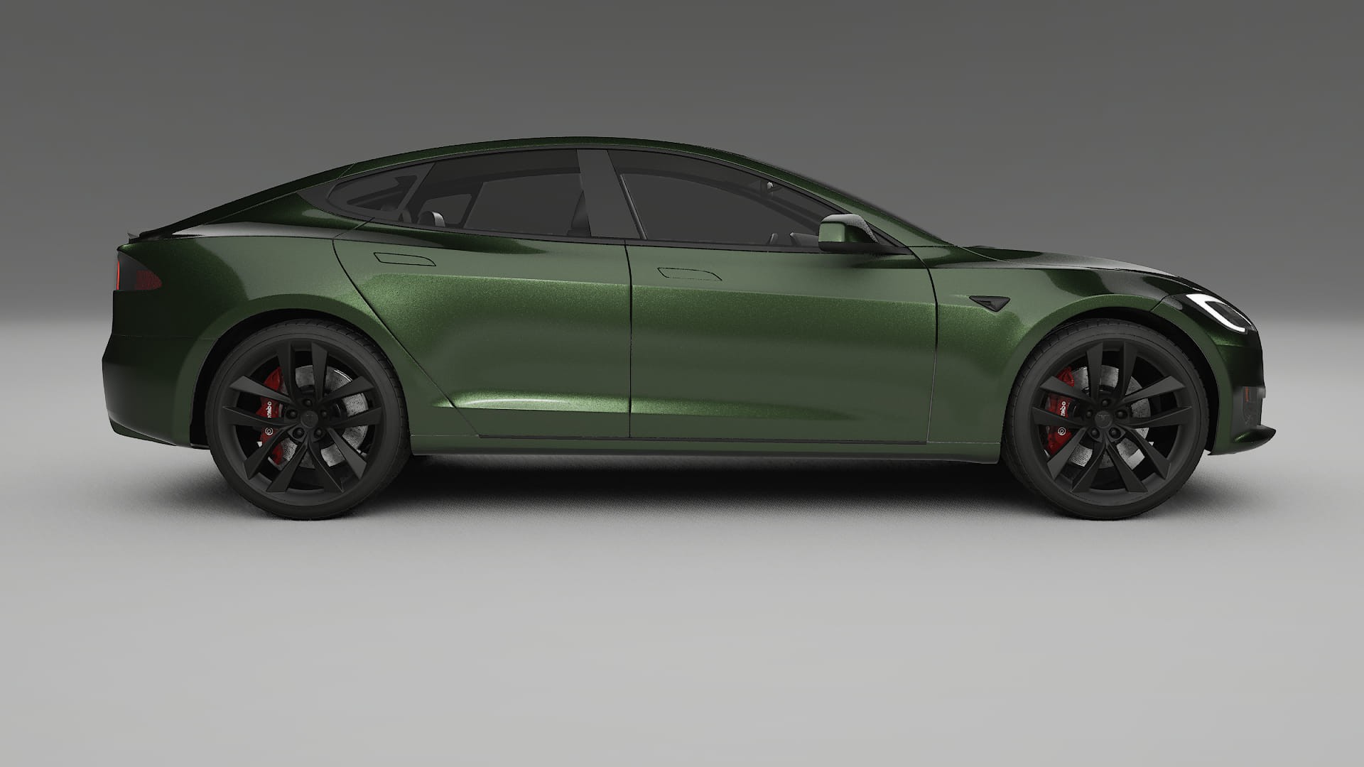 Tesla Model S Refresh TPU Lackskyddsfilm | LAGOON Färgskiftande PPF – Komplett Förskuret Kit