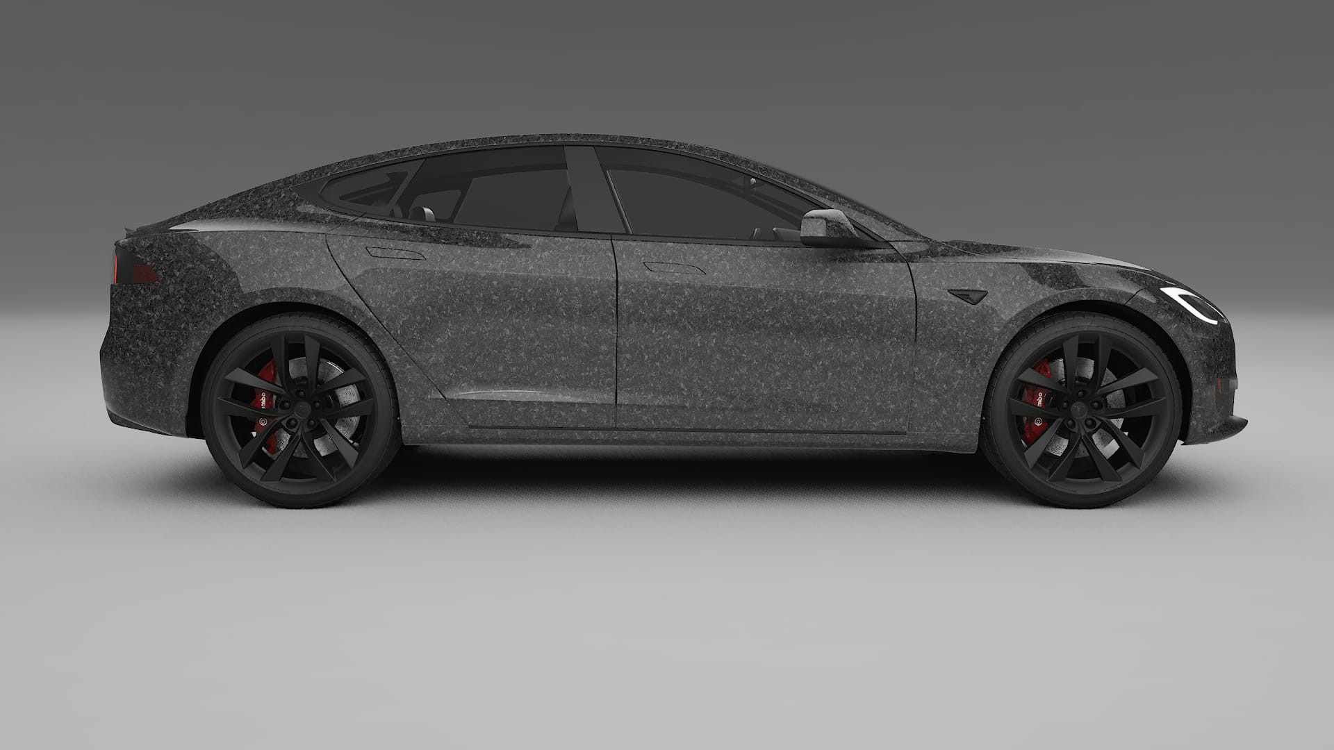 Tesla Model S Refresh TPU Lackskyddsfilm | FORGED S Färgskiftande PPF – Komplett Förskuret Kit