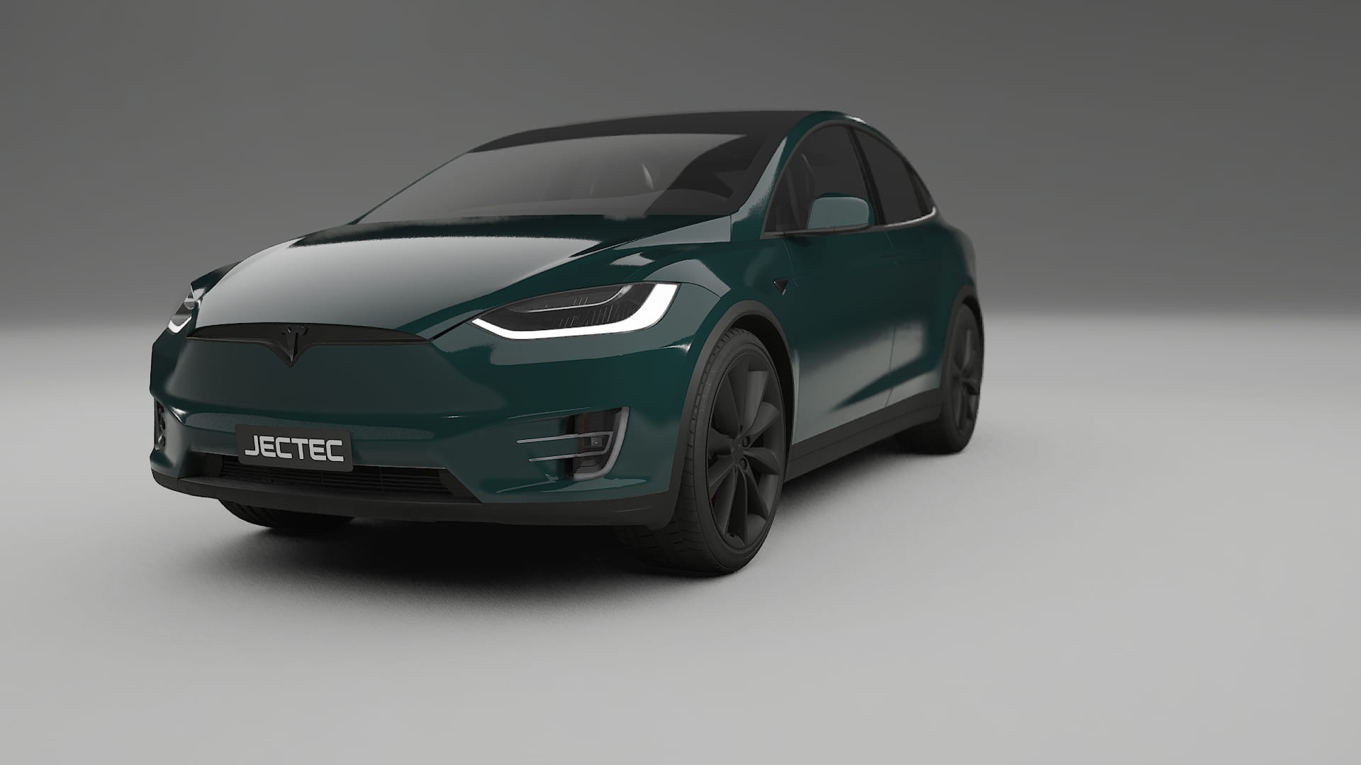 Tesla Model X TPU Lackskyddsfilm | INFERNO Färgskiftande PPF – Komplett Förskuret Kit