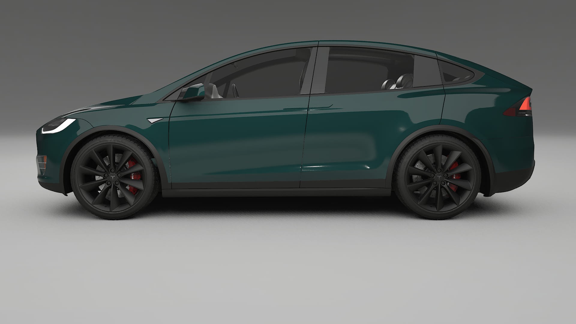 Tesla Model X TPU Lackskyddsfilm | INFERNO Färgskiftande PPF – Komplett Förskuret Kit