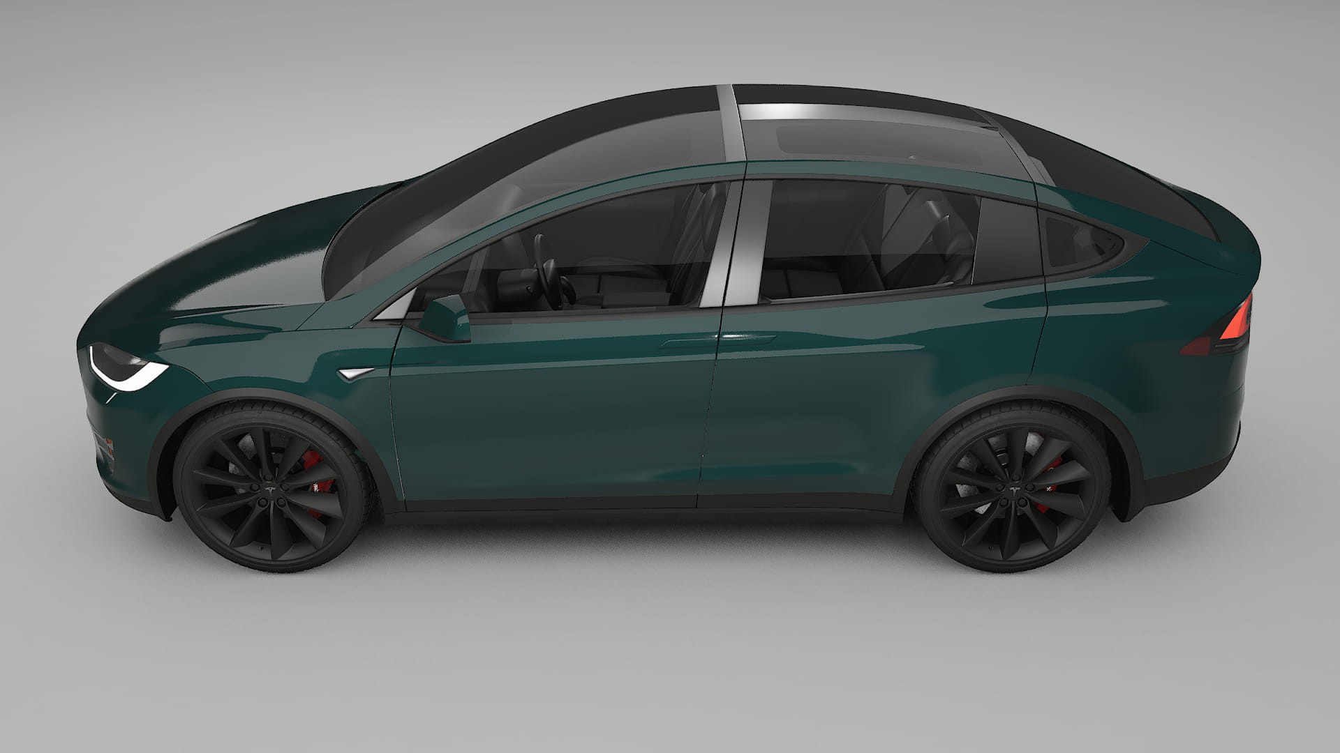 Tesla Model X TPU Lackskyddsfilm | INFERNO Färgskiftande PPF – Komplett Förskuret Kit