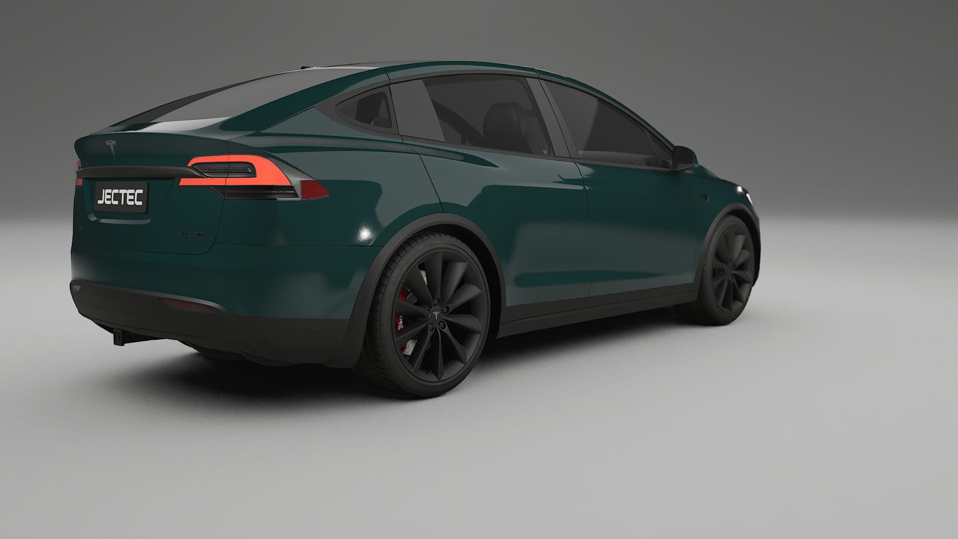 Tesla Model X TPU Lackskyddsfilm | INFERNO Färgskiftande PPF – Komplett Förskuret Kit