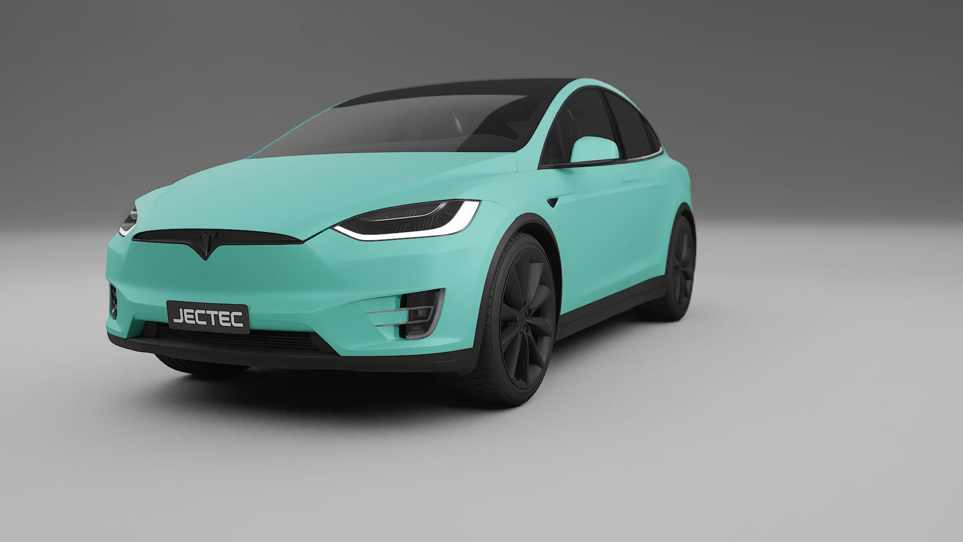 Tesla Model X TPU Lackskyddsfilm | FROST Färgskiftande PPF – Komplett Förskuret Kit