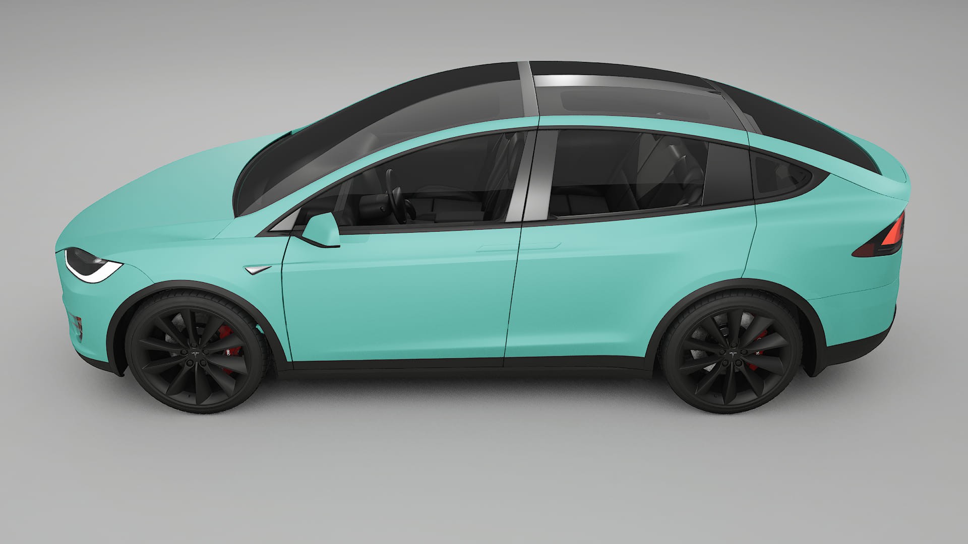 Tesla Model X TPU Lackskyddsfilm | FROST Färgskiftande PPF – Komplett Förskuret Kit