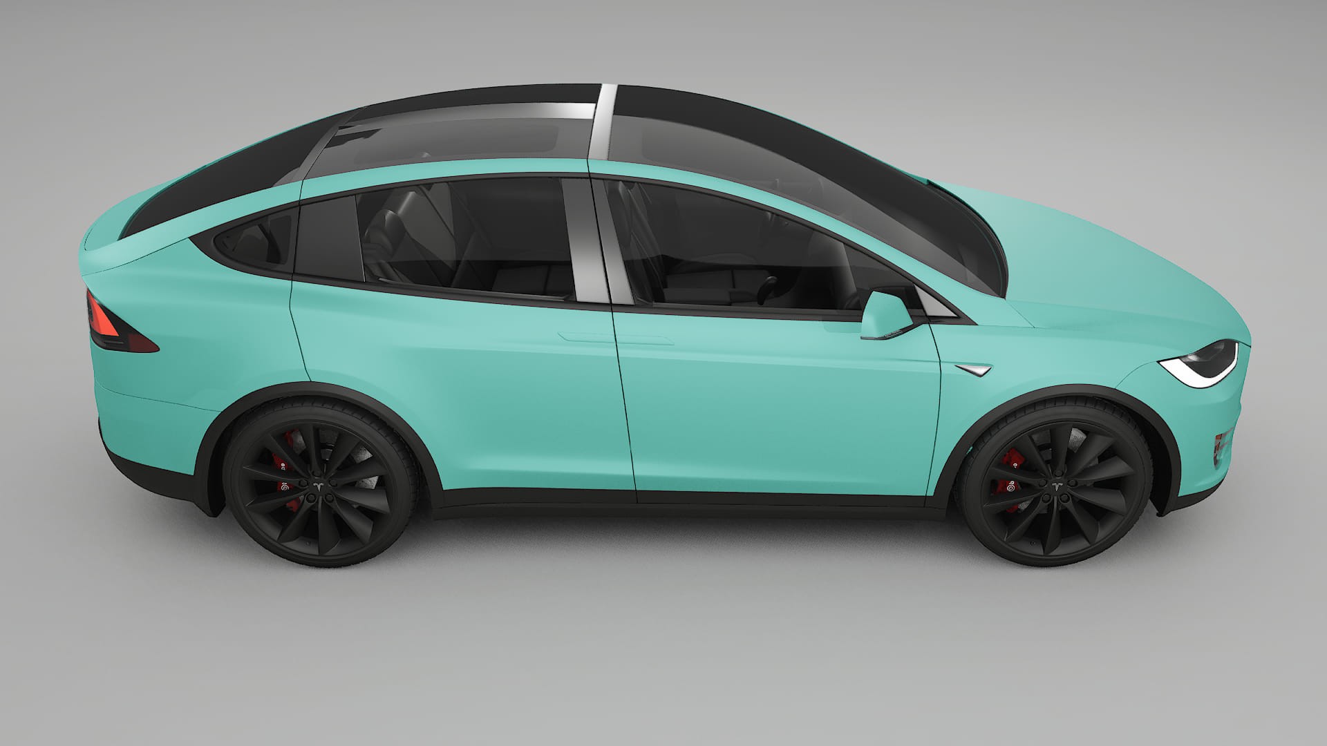 Tesla Model X TPU Lackskyddsfilm | FROST Färgskiftande PPF – Komplett Förskuret Kit