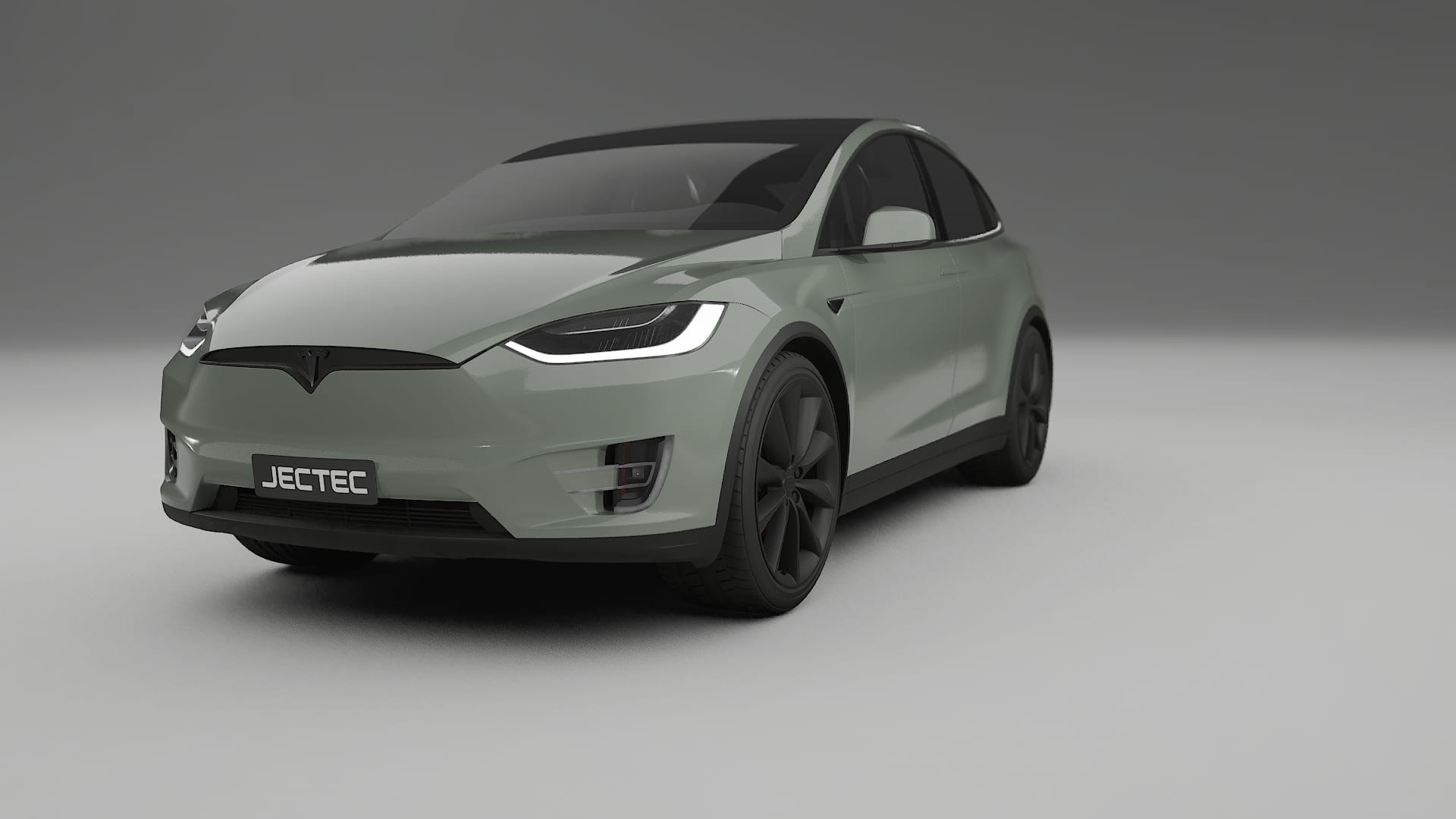 Tesla Model X TPU Lackskyddsfilm | SLATE Färgskiftande PPF – Komplett Förskuret Kit