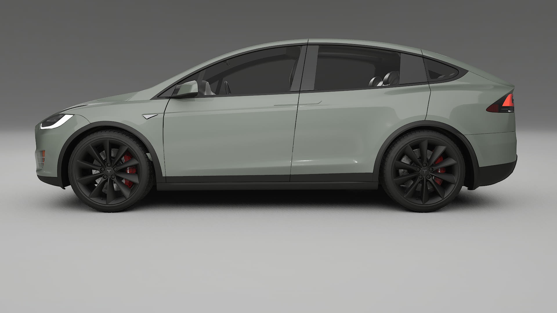 Tesla Model X TPU Lackskyddsfilm | SLATE Färgskiftande PPF – Komplett Förskuret Kit