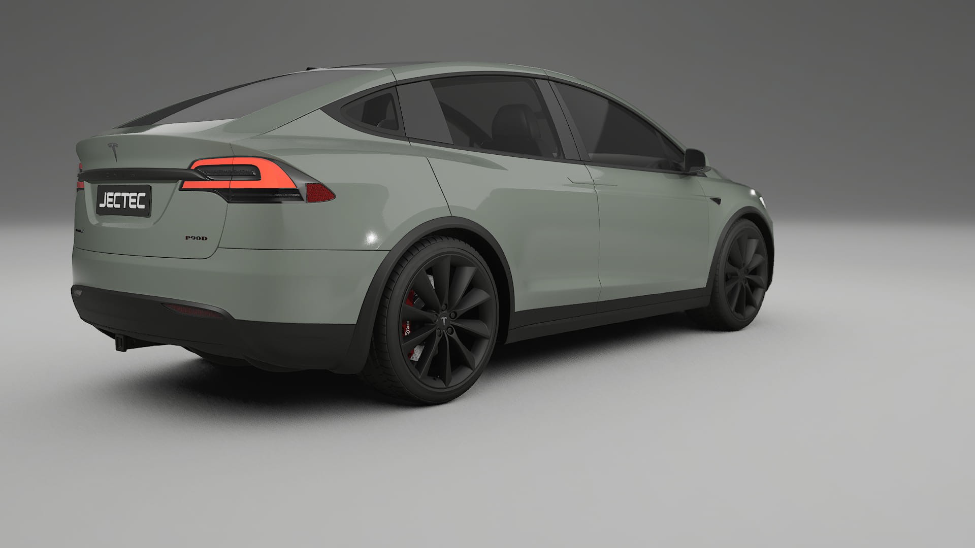 Tesla Model X TPU Lackskyddsfilm | SLATE Färgskiftande PPF – Komplett Förskuret Kit