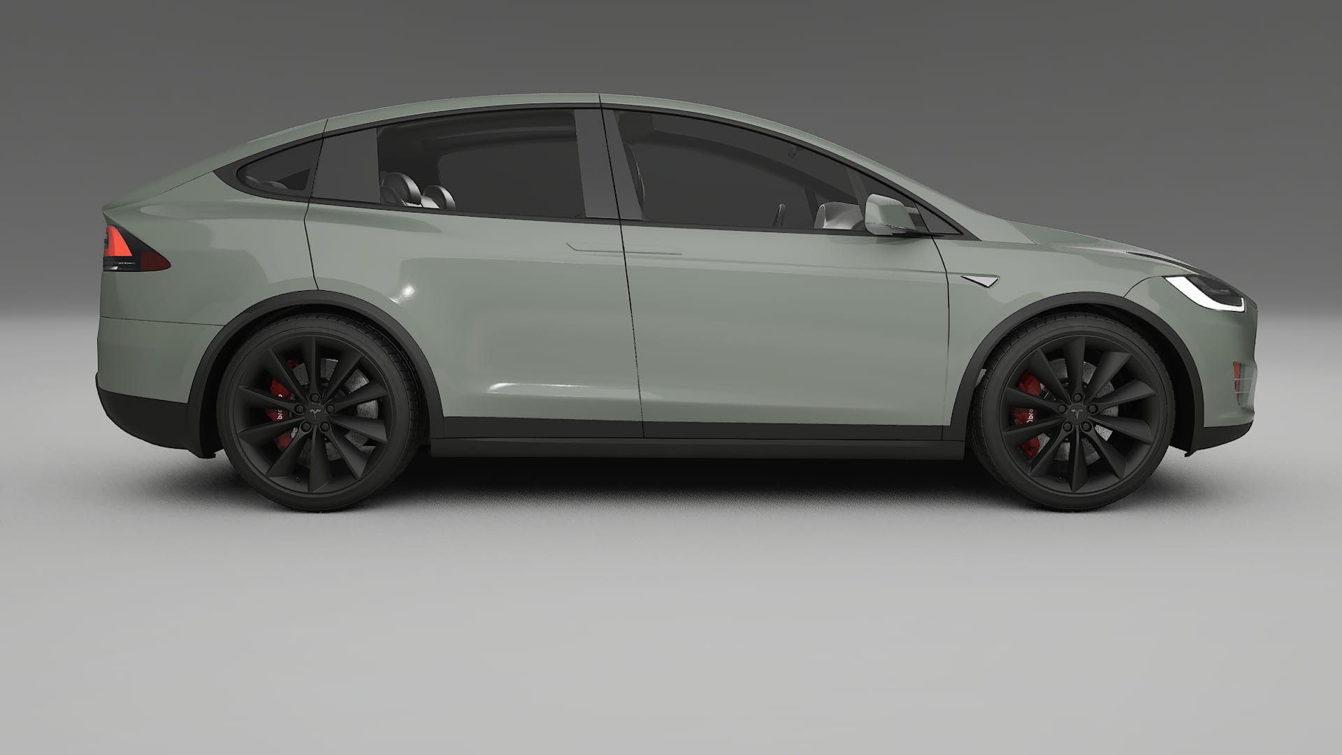 Tesla Model X TPU Lackskyddsfilm | SLATE Färgskiftande PPF – Komplett Förskuret Kit