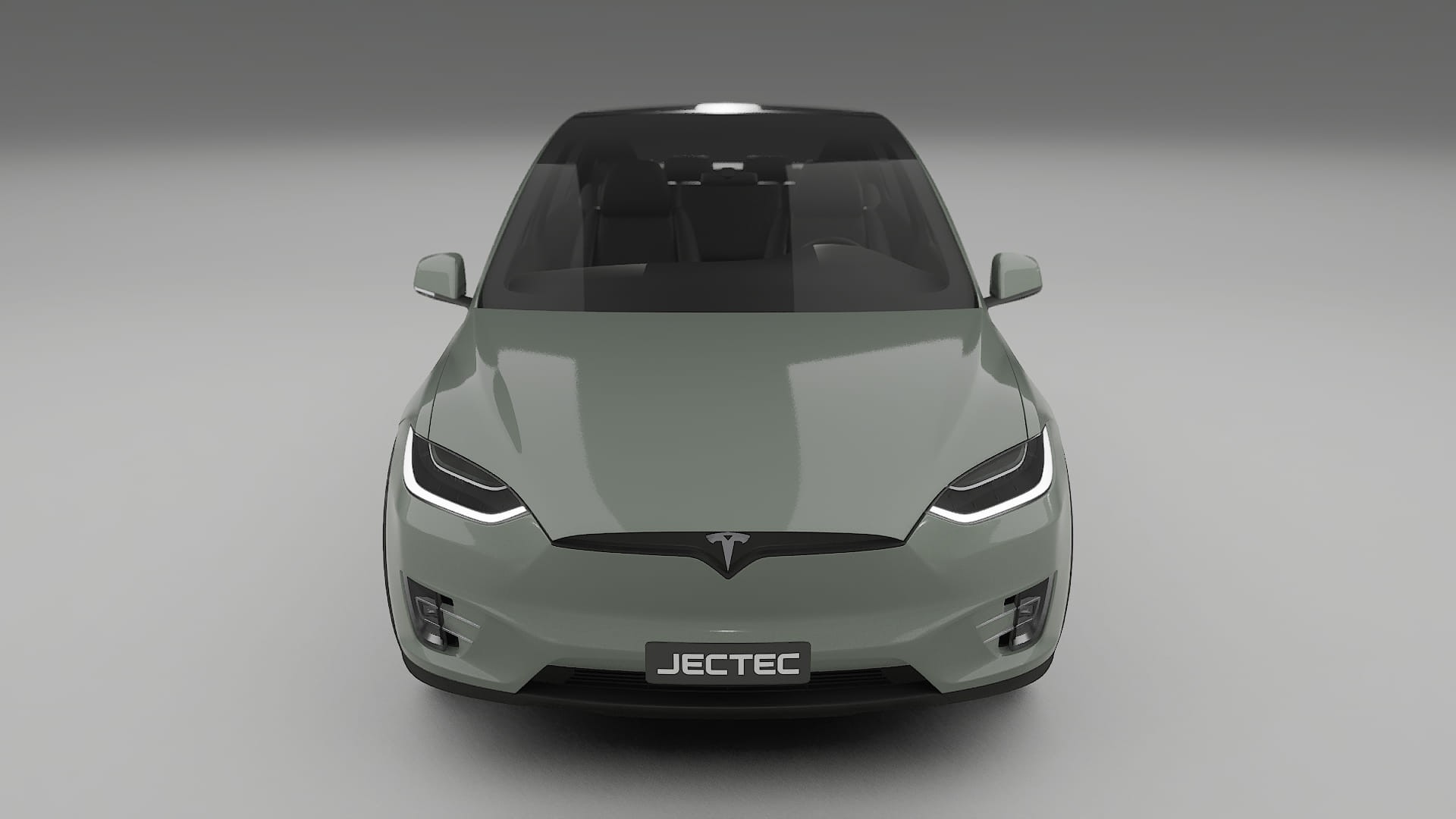 Tesla Model X TPU Lackskyddsfilm | SLATE Färgskiftande PPF – Komplett Förskuret Kit