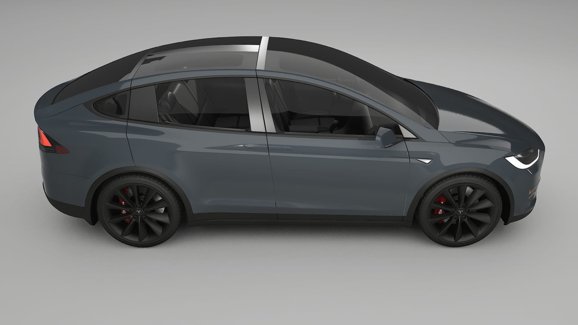 Tesla Model X TPU Lackskyddsfilm | GRANITE Färgskiftande PPF – Komplett Förskuret Kit