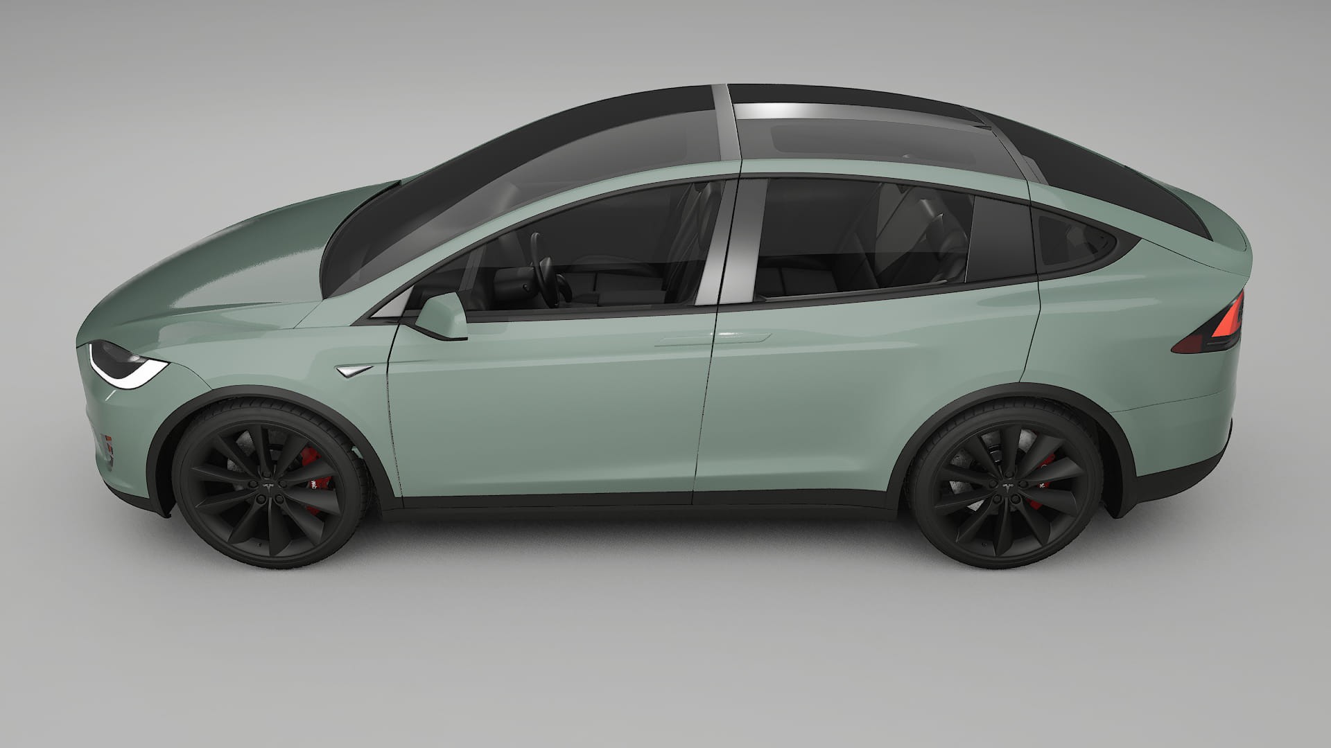 Tesla Model X TPU Lackskyddsfilm | CINDER Färgskiftande PPF – Komplett Förskuret Kit