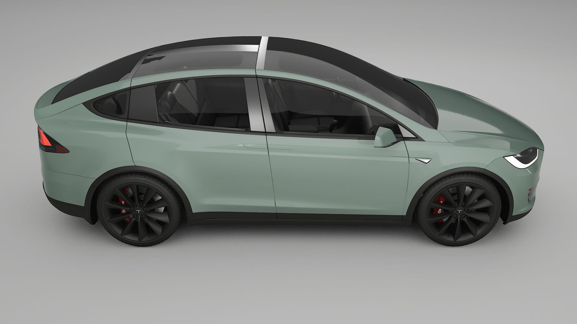 Tesla Model X TPU Lackskyddsfilm | CINDER Färgskiftande PPF – Komplett Förskuret Kit