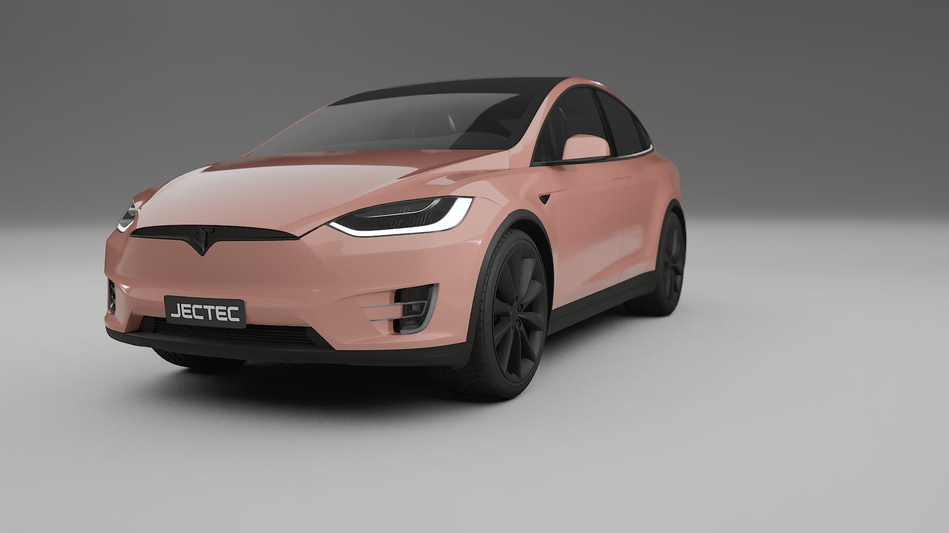 Tesla Model X TPU Lackskyddsfilm | BLUSH Färgskiftande PPF – Komplett Förskuret Kit