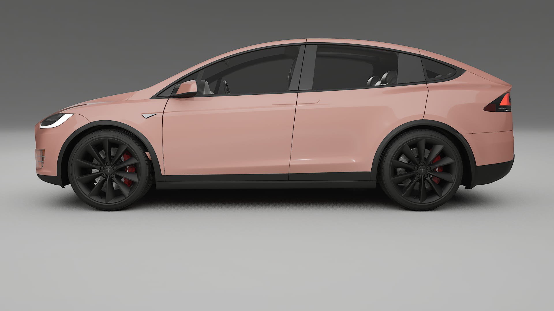 Tesla Model X TPU Lackskyddsfilm | BLUSH Färgskiftande PPF – Komplett Förskuret Kit