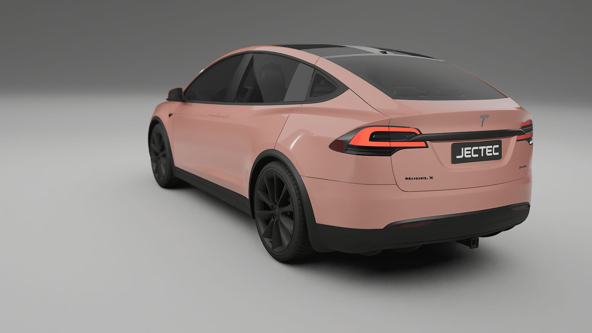 Tesla Model X TPU Lackskyddsfilm | BLUSH Färgskiftande PPF – Komplett Förskuret Kit