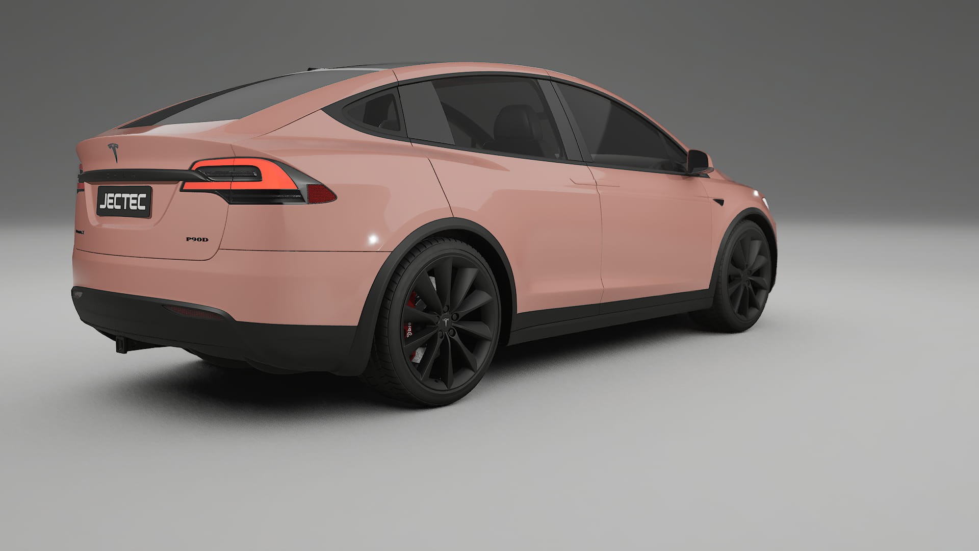 Tesla Model X TPU Lackskyddsfilm | BLUSH Färgskiftande PPF – Komplett Förskuret Kit