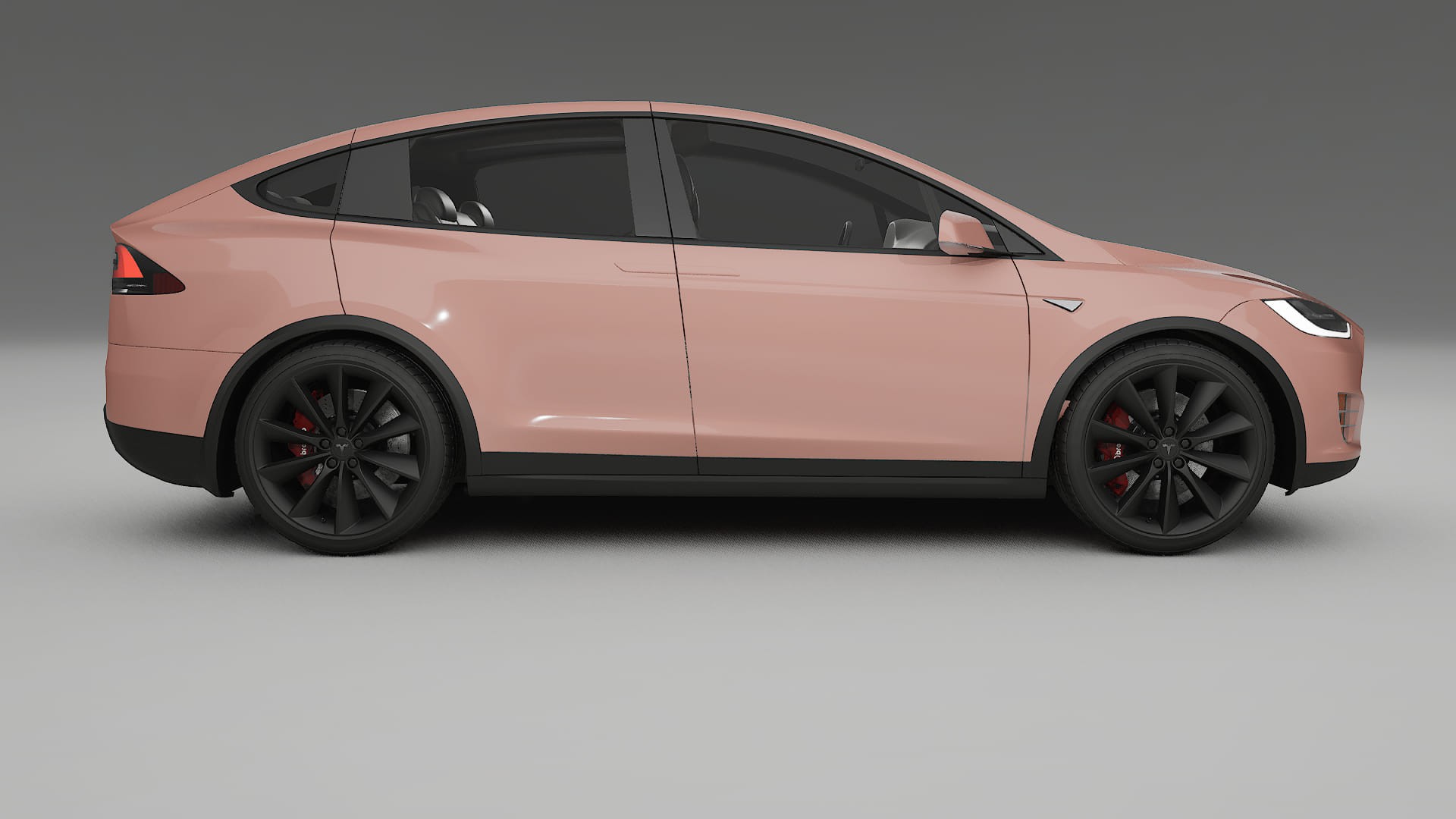 Tesla Model X TPU Lackskyddsfilm | BLUSH Färgskiftande PPF – Komplett Förskuret Kit