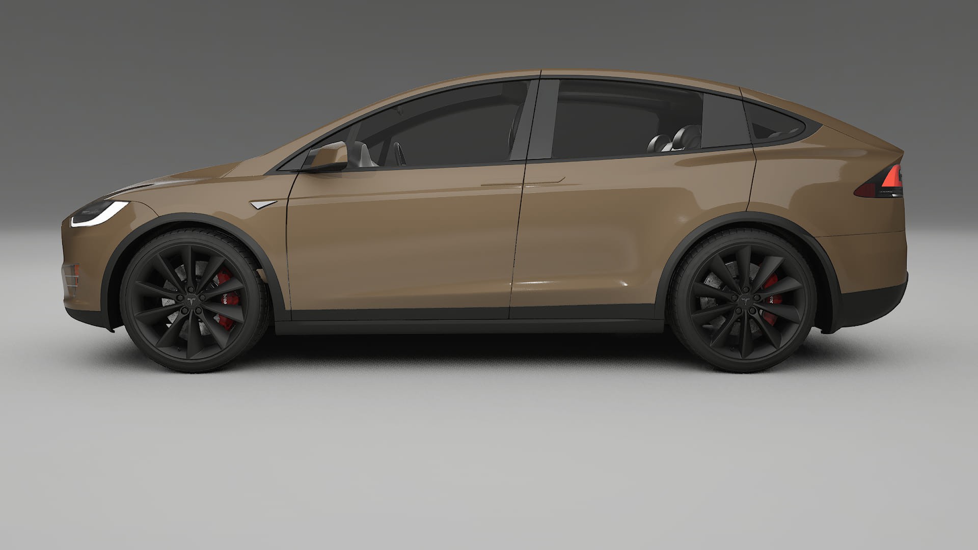 Tesla Model X TPU Lackskyddsfilm | SAHARA Färgskiftande PPF – Komplett Förskuret Kit