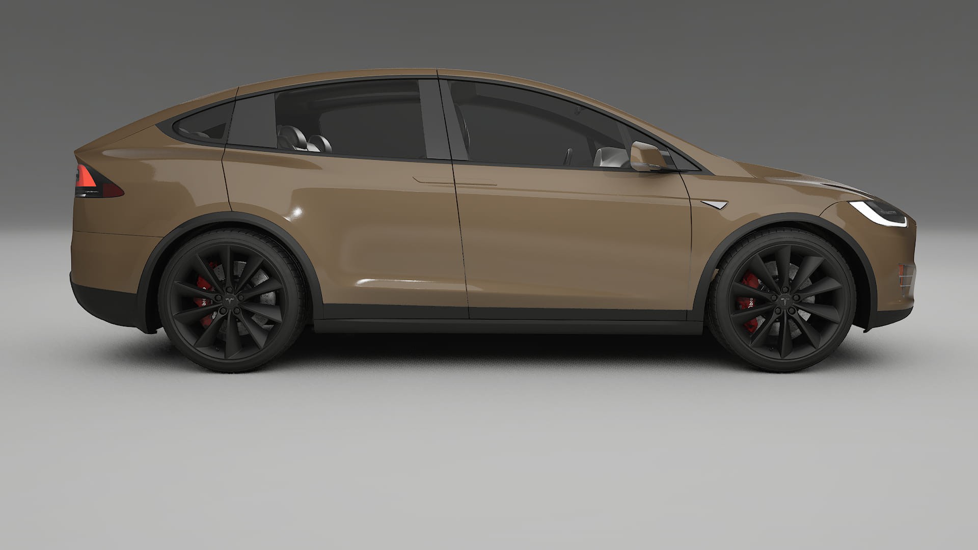 Tesla Model X TPU Lackskyddsfilm | SAHARA Färgskiftande PPF – Komplett Förskuret Kit