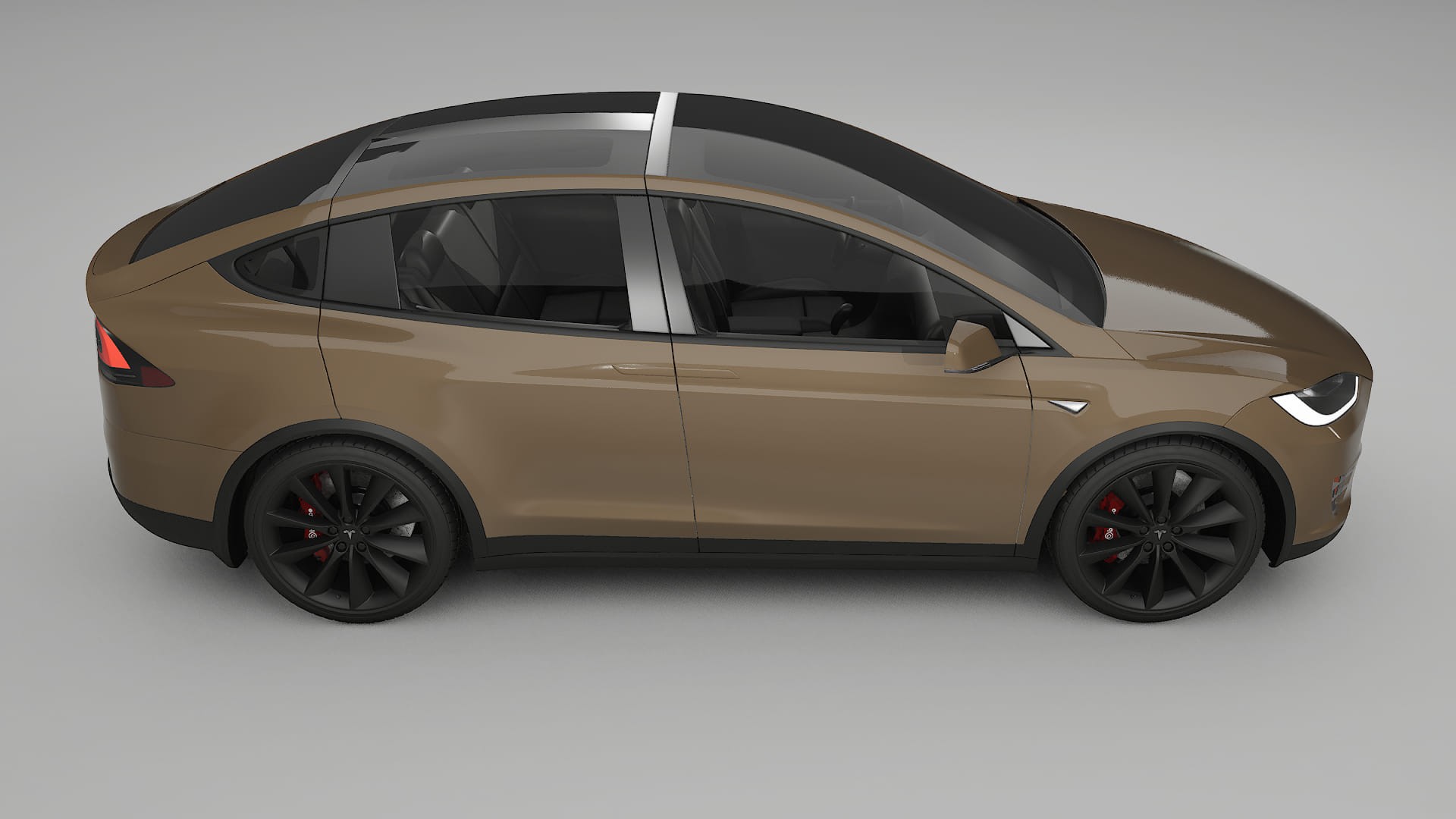 Tesla Model X TPU Lackskyddsfilm | SAHARA Färgskiftande PPF – Komplett Förskuret Kit