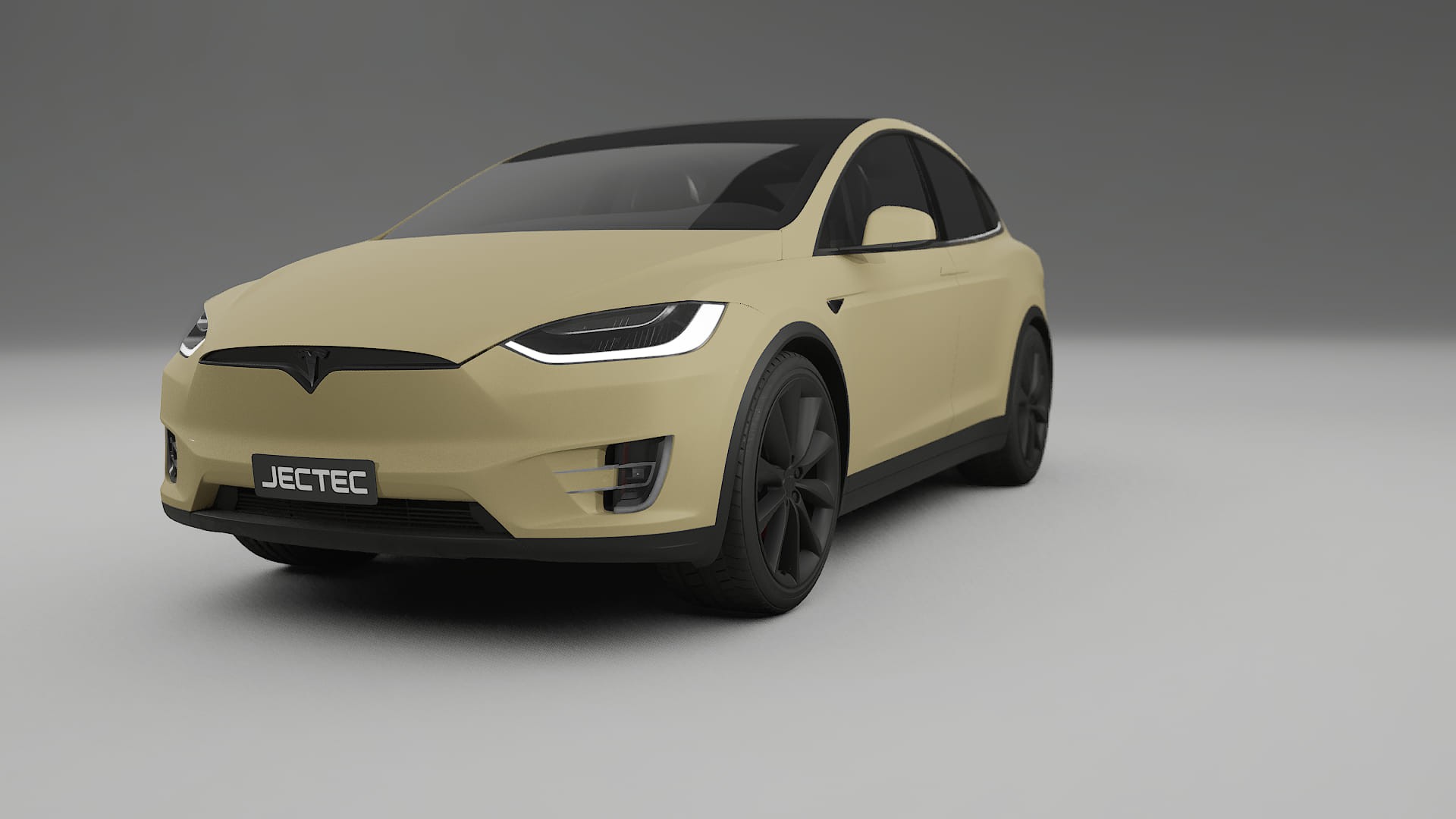 Tesla Model X TPU Lackskyddsfilm | SAND Färgskiftande PPF – Komplett Förskuret Kit