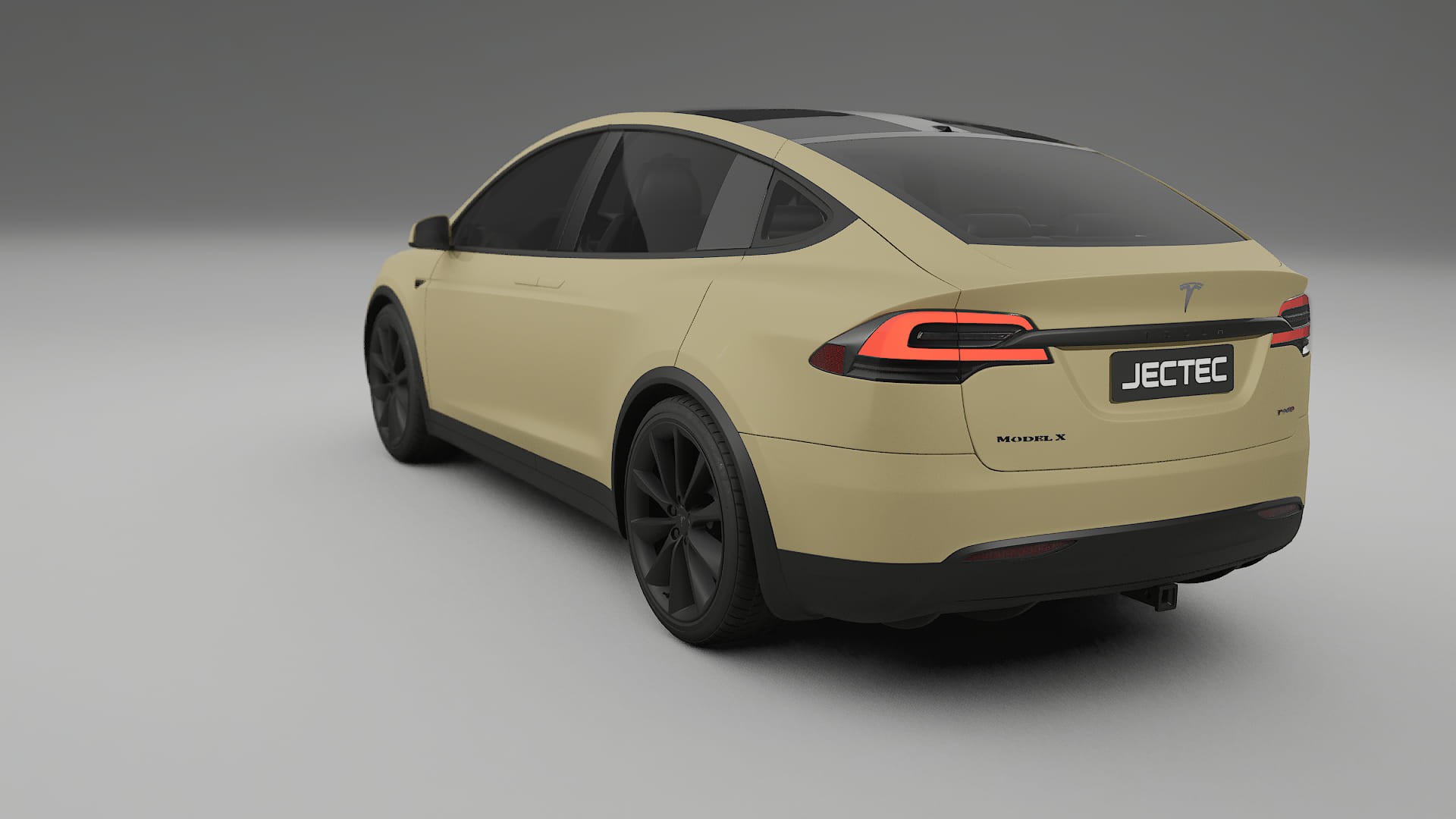 Tesla Model X TPU Lackskyddsfilm | SAND Färgskiftande PPF – Komplett Förskuret Kit